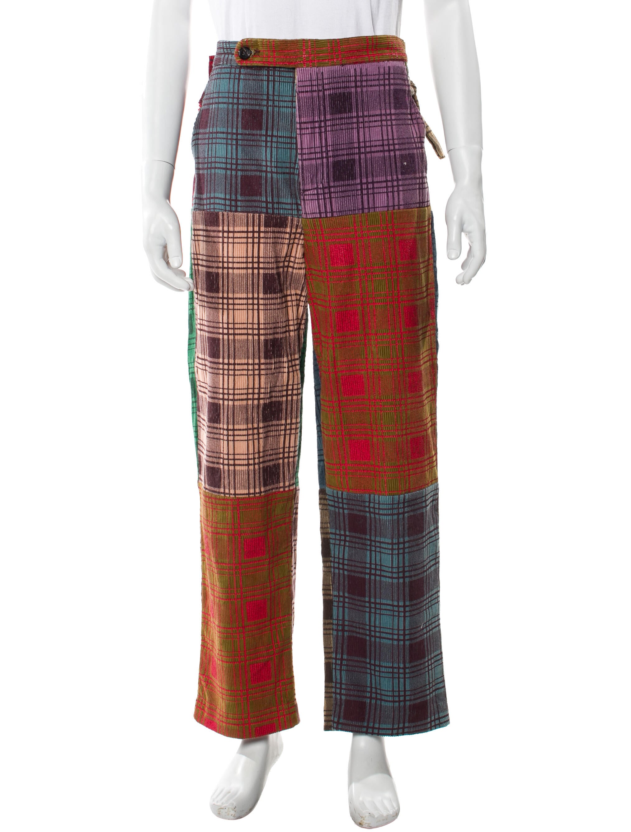 BODE Plaid Print Pants