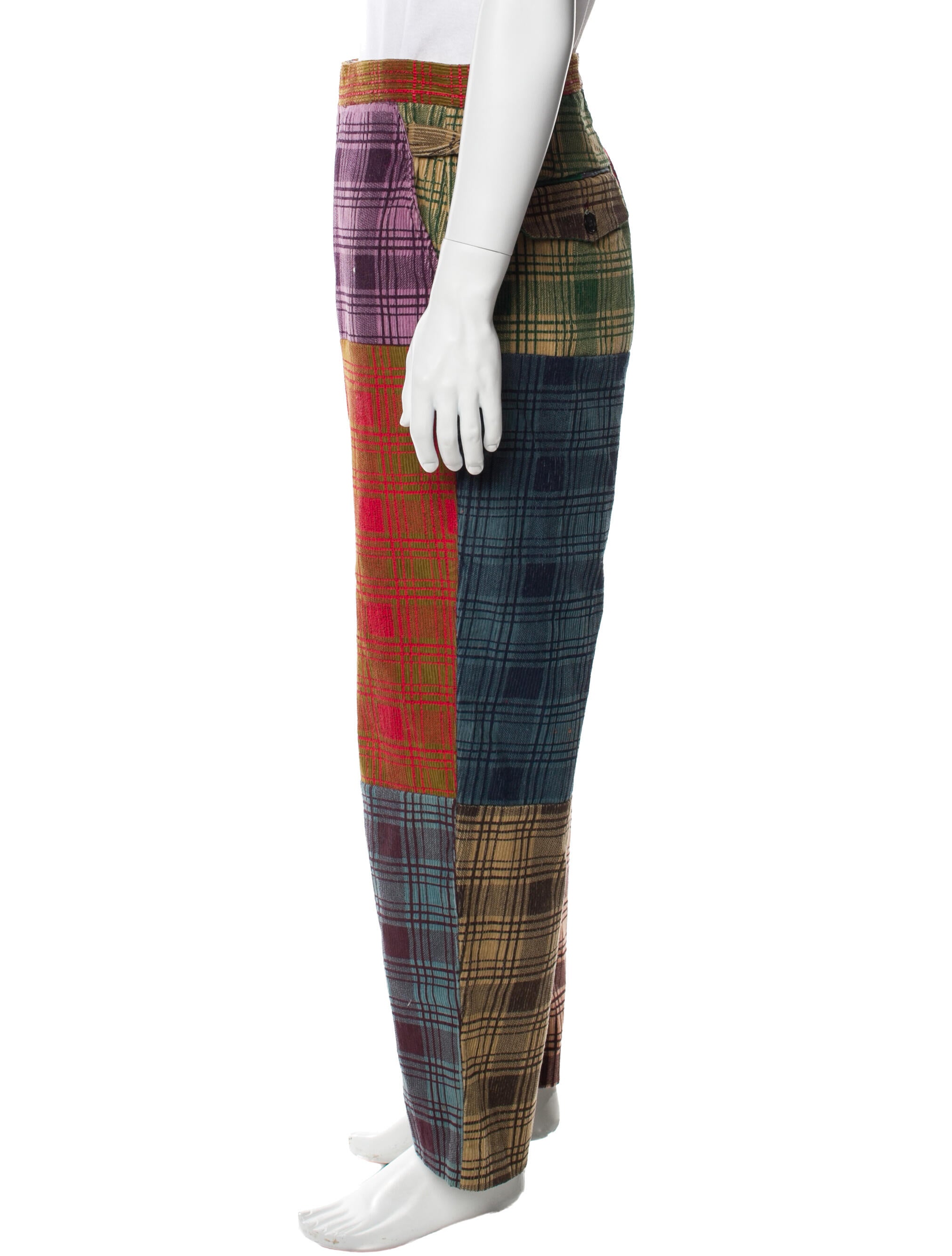 BODE Plaid Print Pants