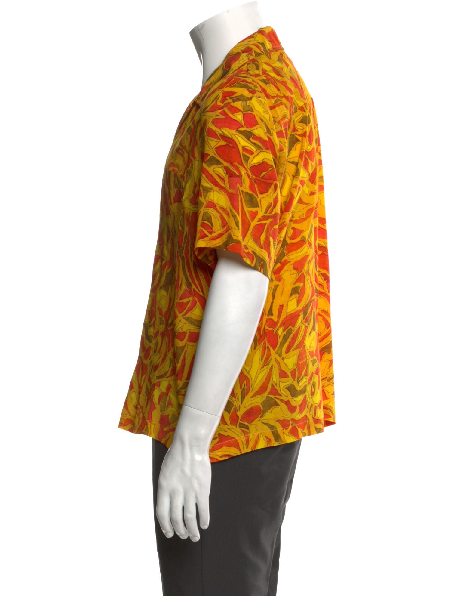 BODE Silk Printed Shirt