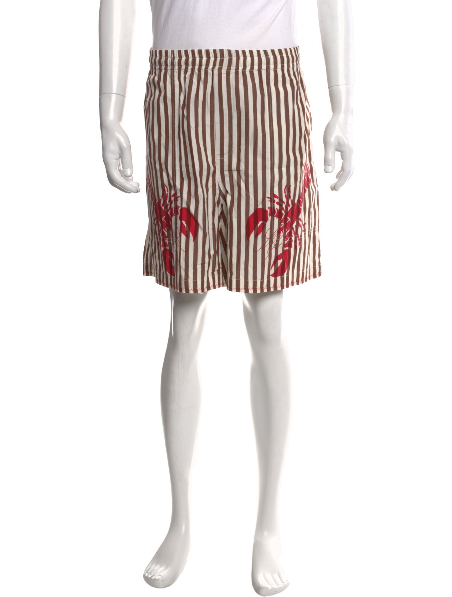 BODE Striped Jogger Shorts