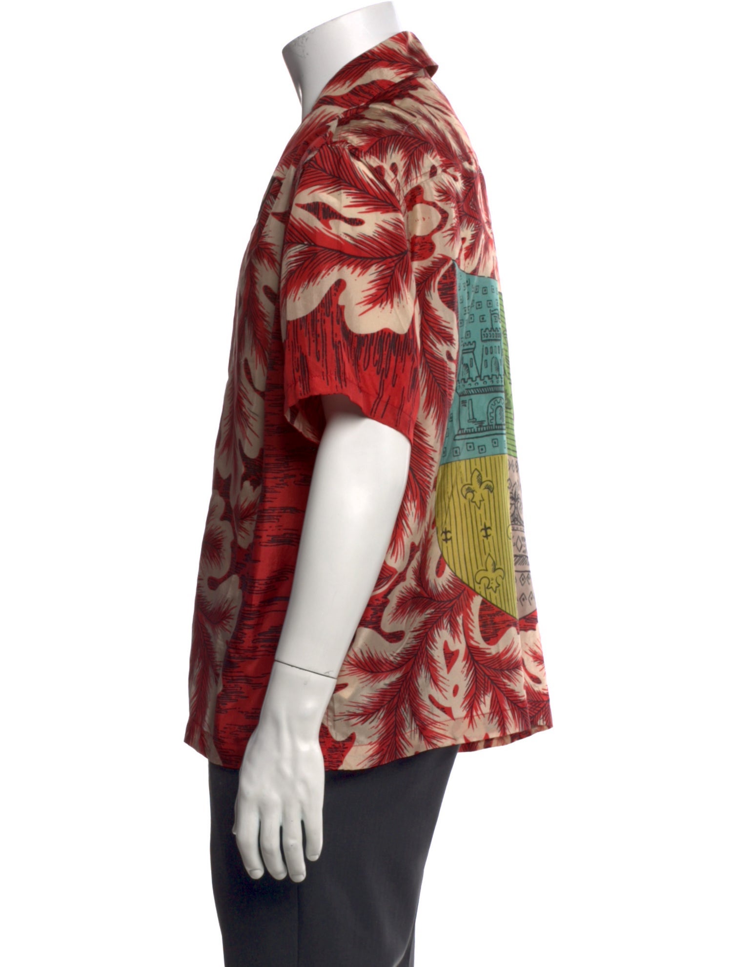 BODE Silk Printed Shirt