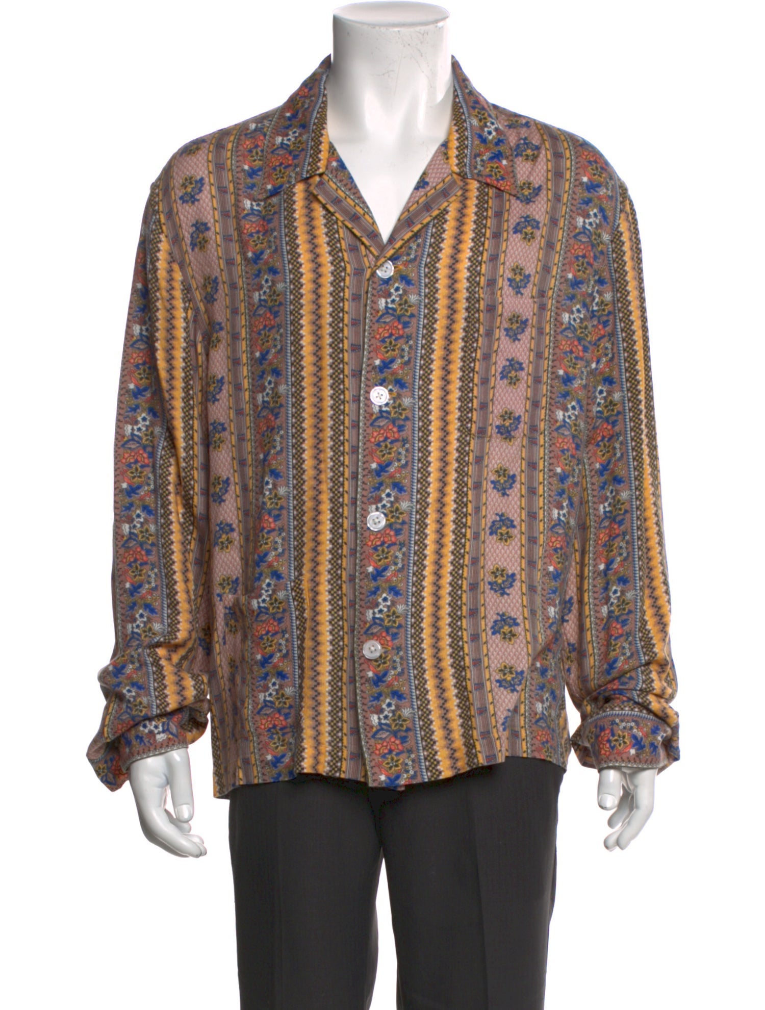 BODE Printed Long Sleeve Shirt