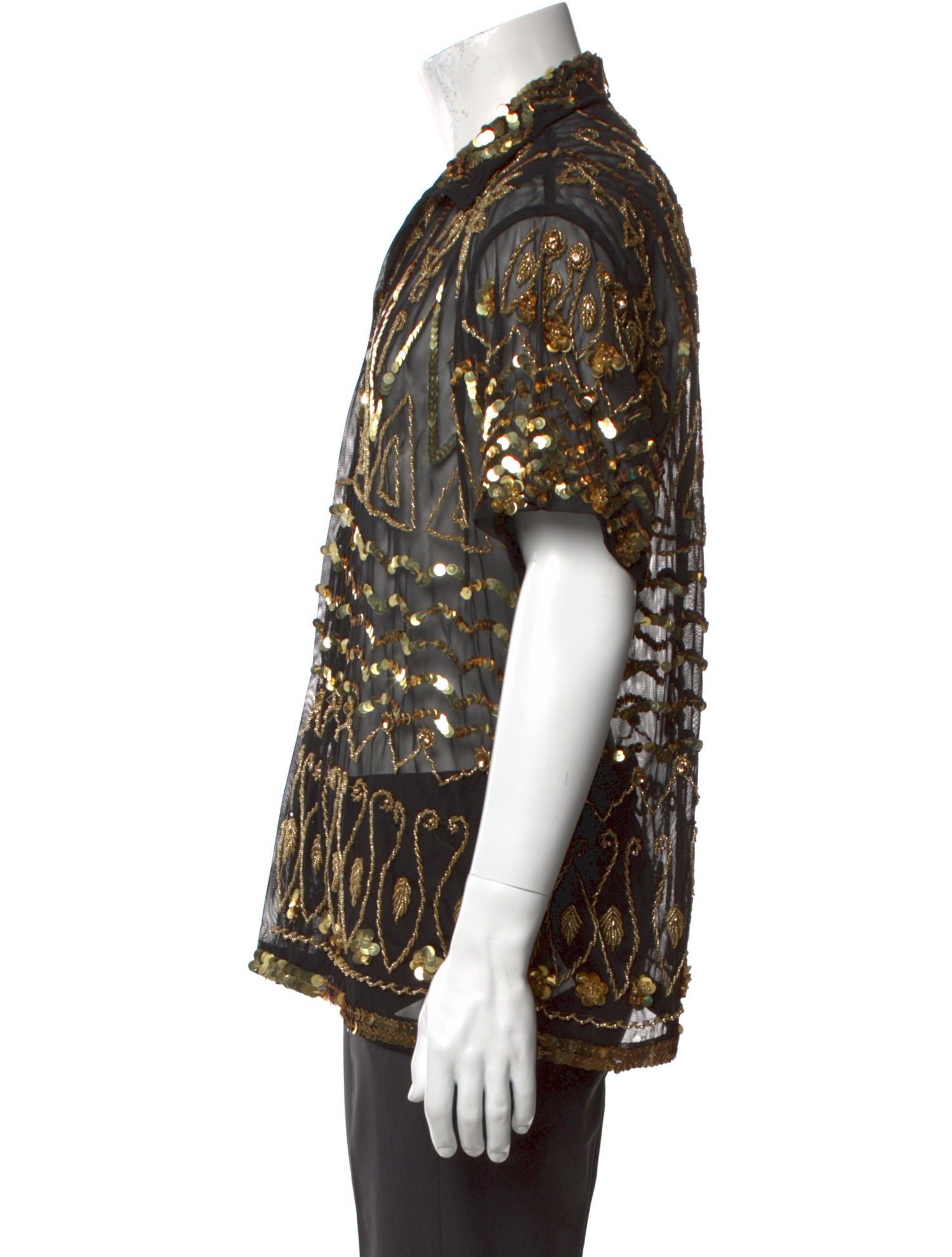 BODE Patterned Short Sleeve Shirt