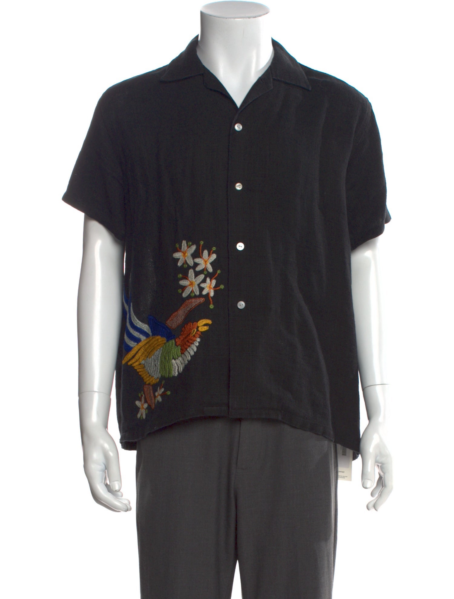 BODE Graphic Print Short Sleeve Shirt