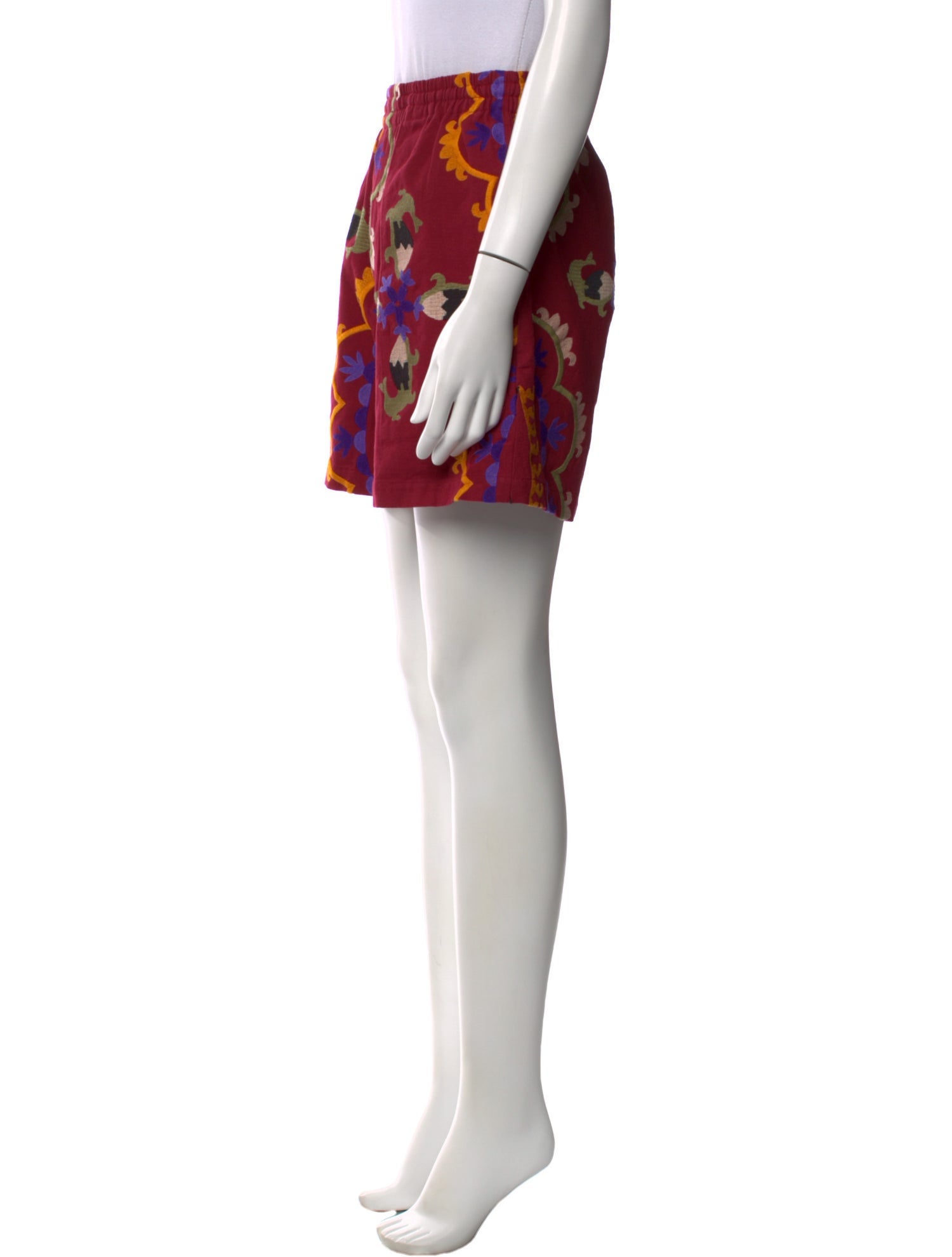 BODE Printed Mini Shorts