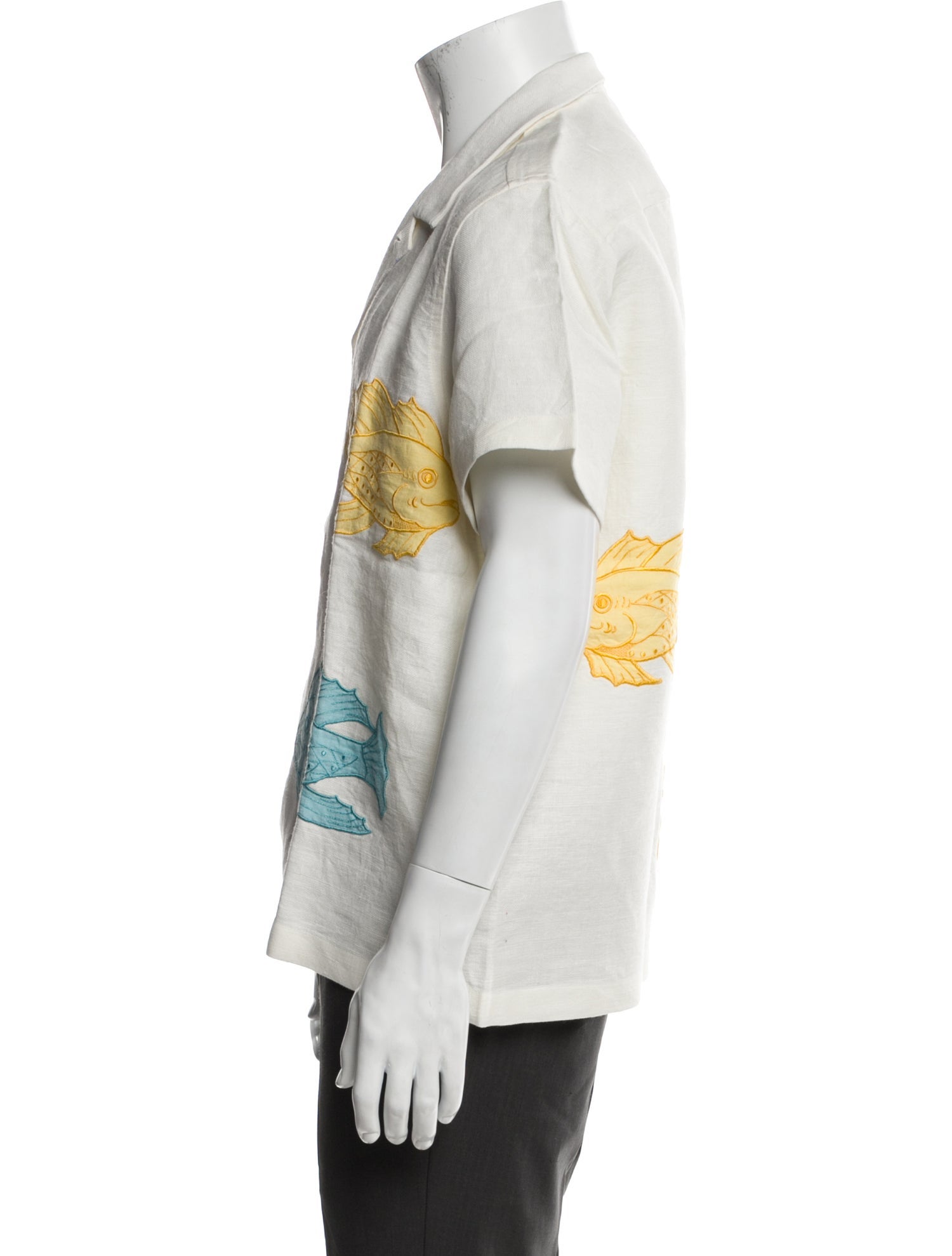 BODE Linen Printed Shirt