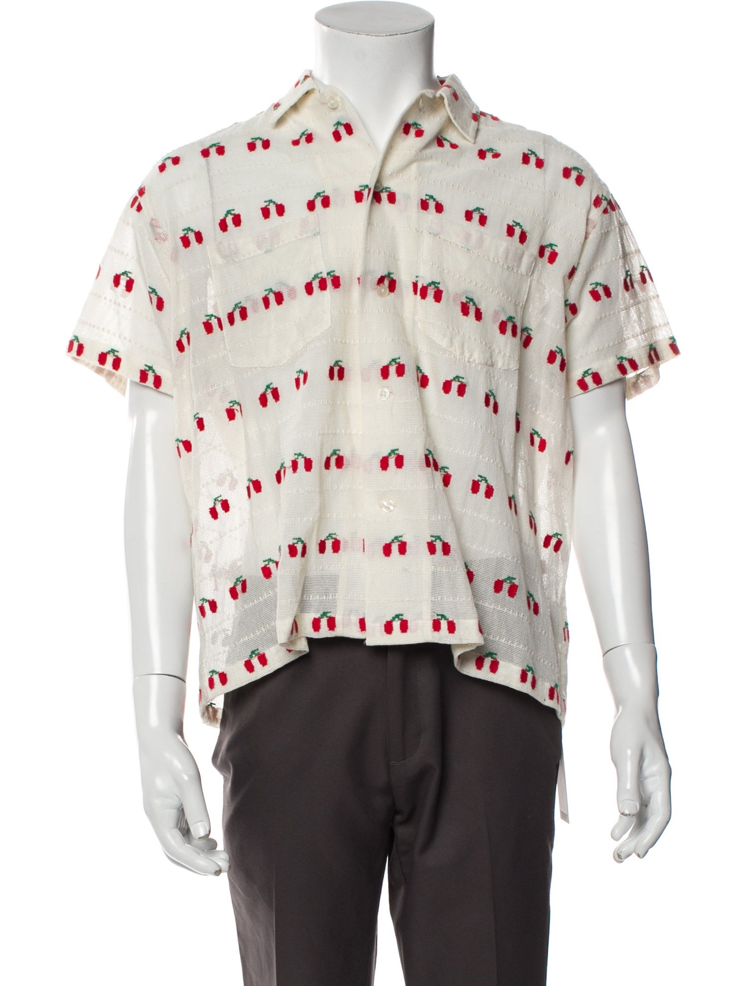 BODE Printed Short Sleeve Shirt