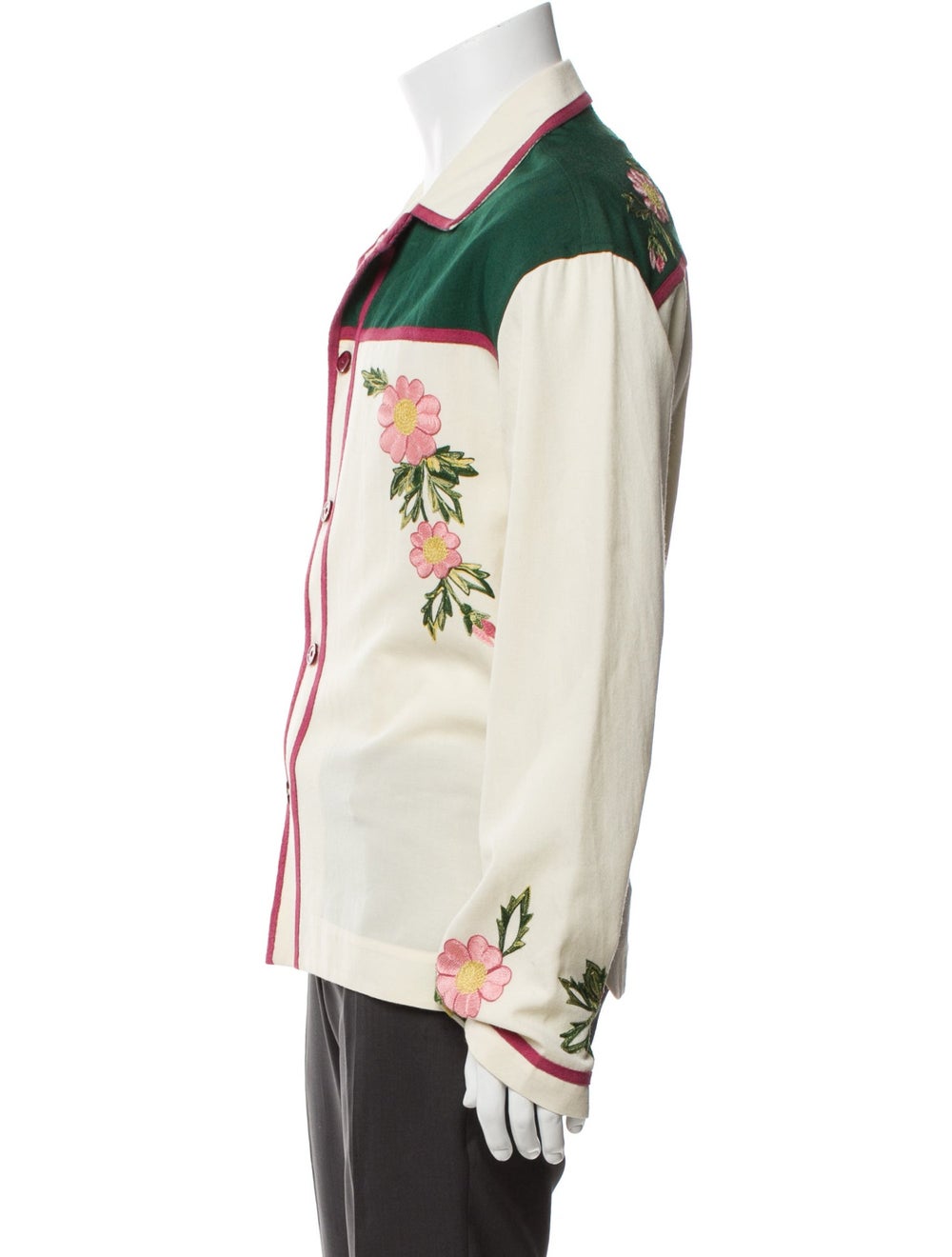 BODE Wool Colorblock Pattern Windbreaker - image 2