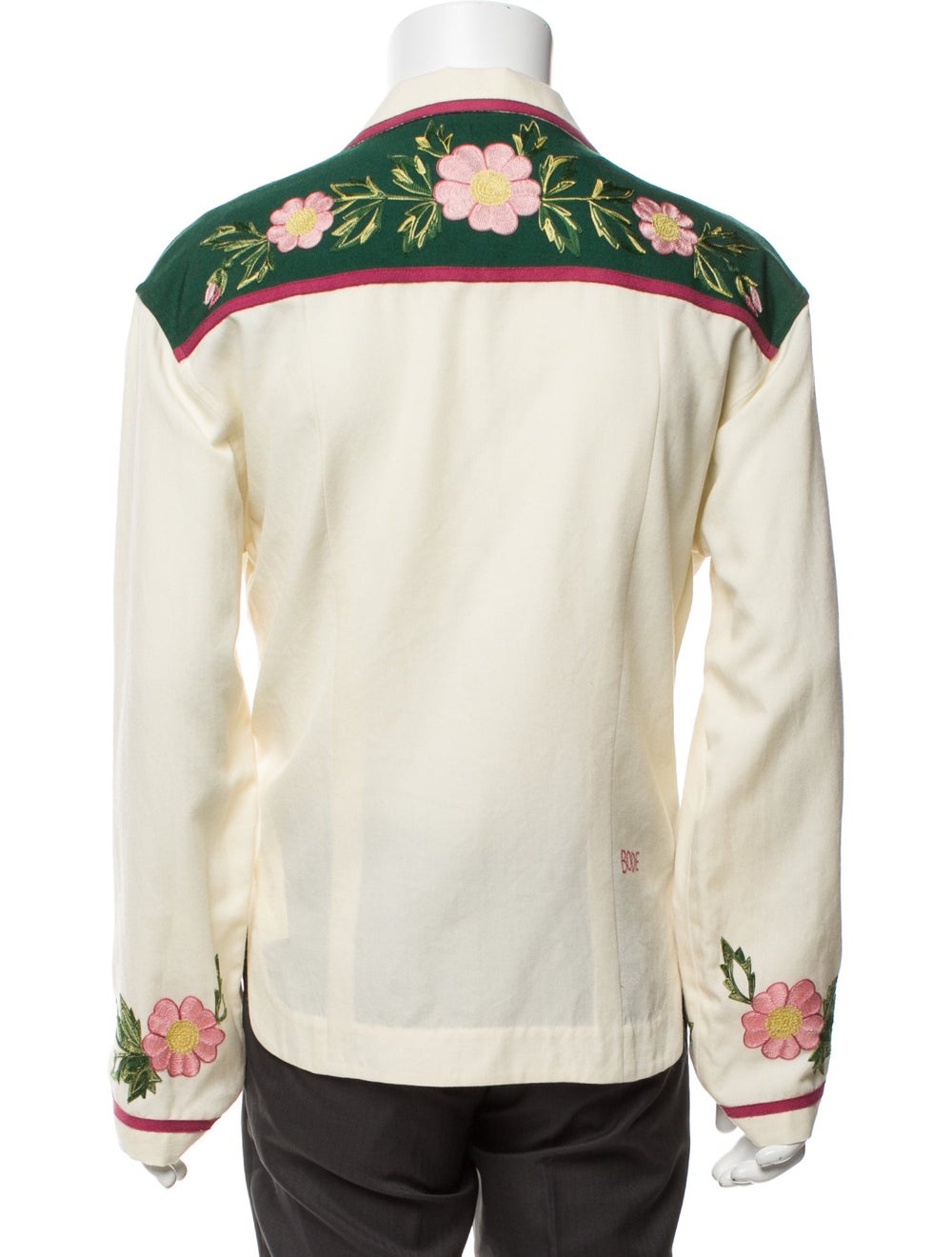 BODE Wool Colorblock Pattern Windbreaker - image 3