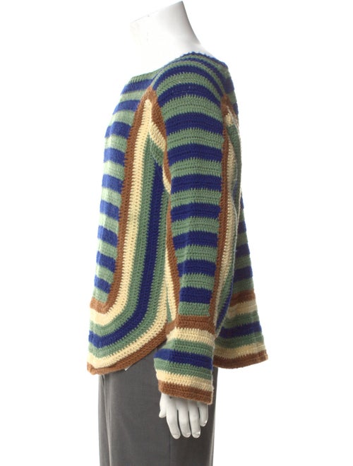 BODE Merino Wool Striped Pullover