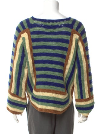 BODE Merino Wool Striped Pullover