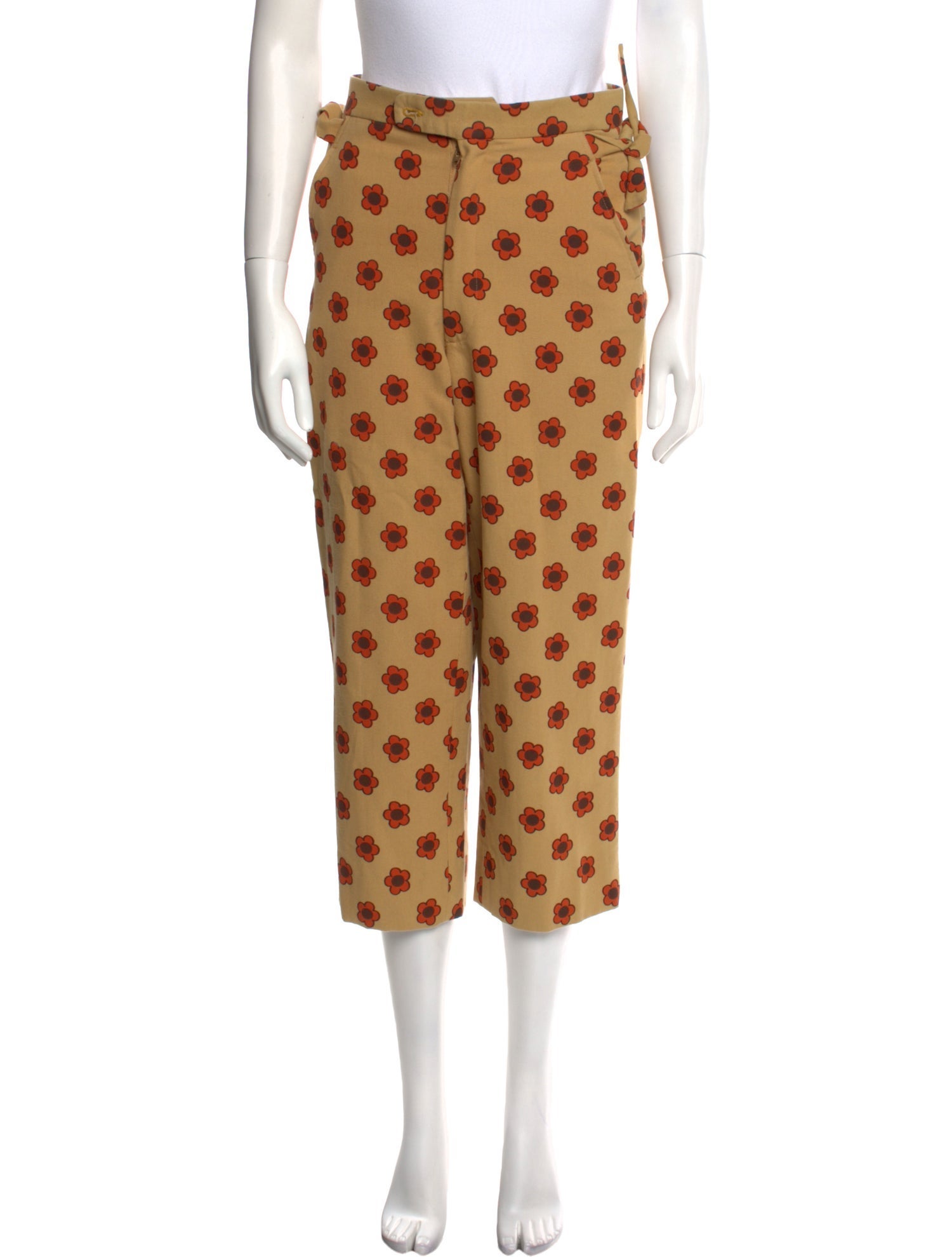 BODE Floral Print Straight Leg Pants