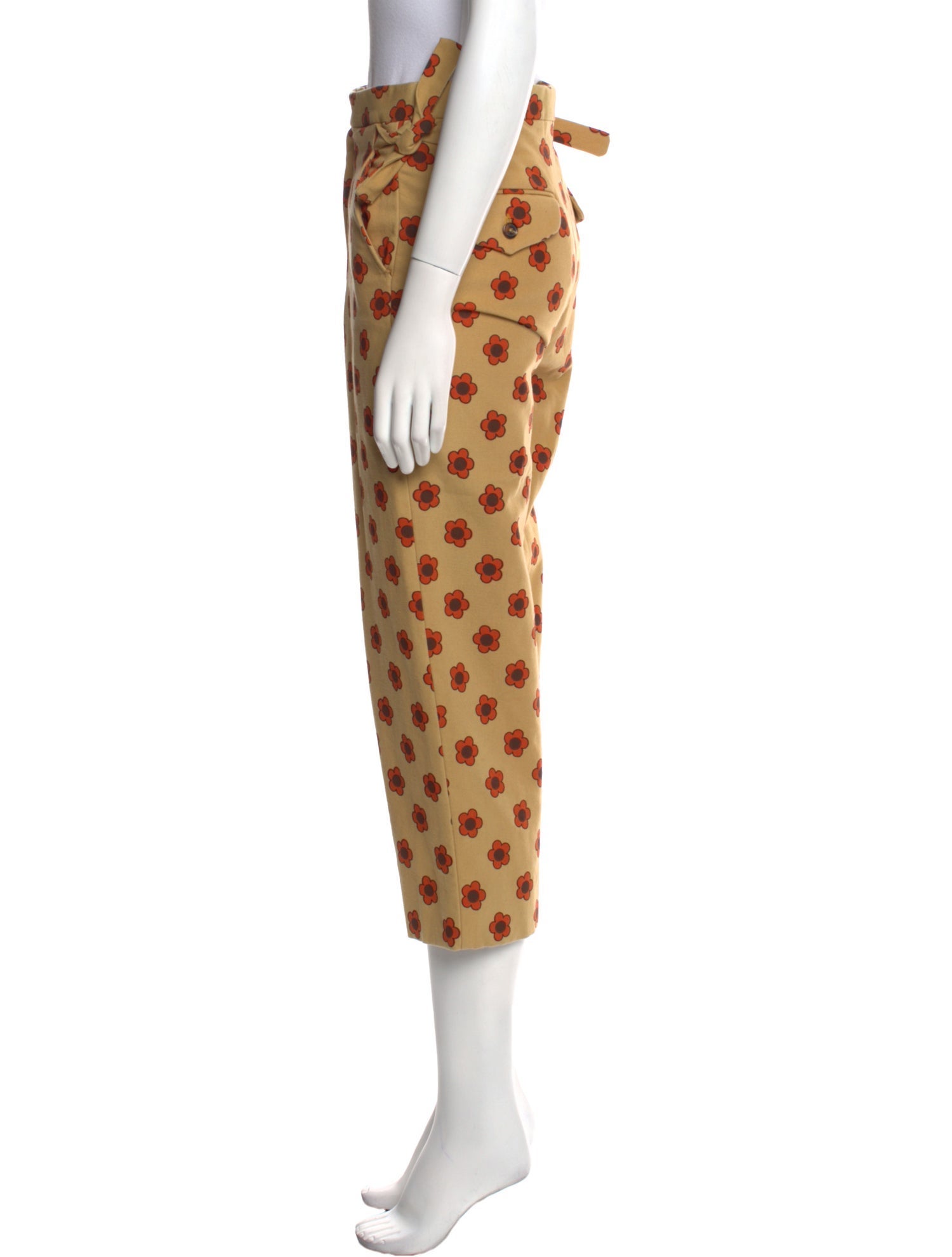 BODE Floral Print Straight Leg Pants