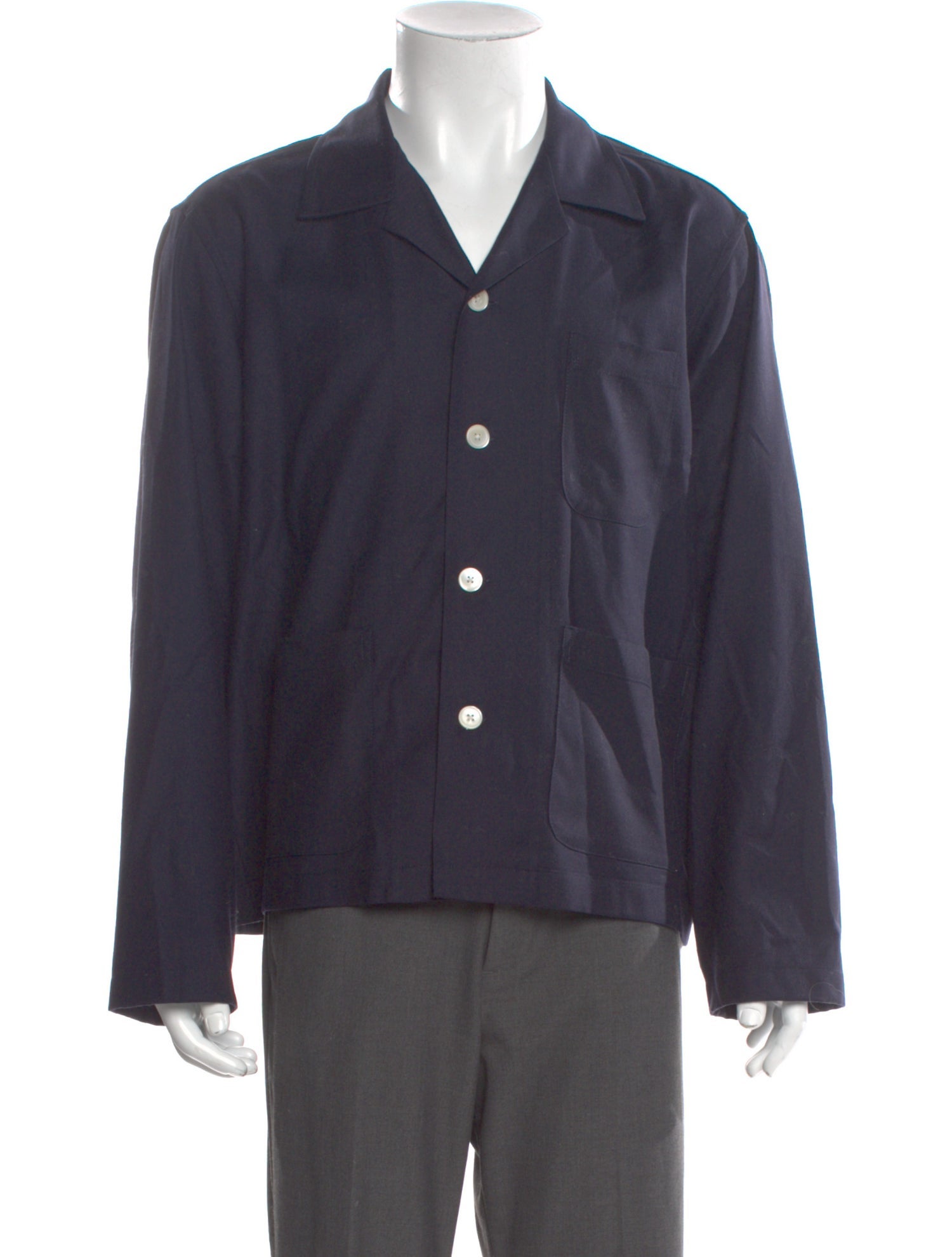 BODE Wool Long Sleeve Shirt