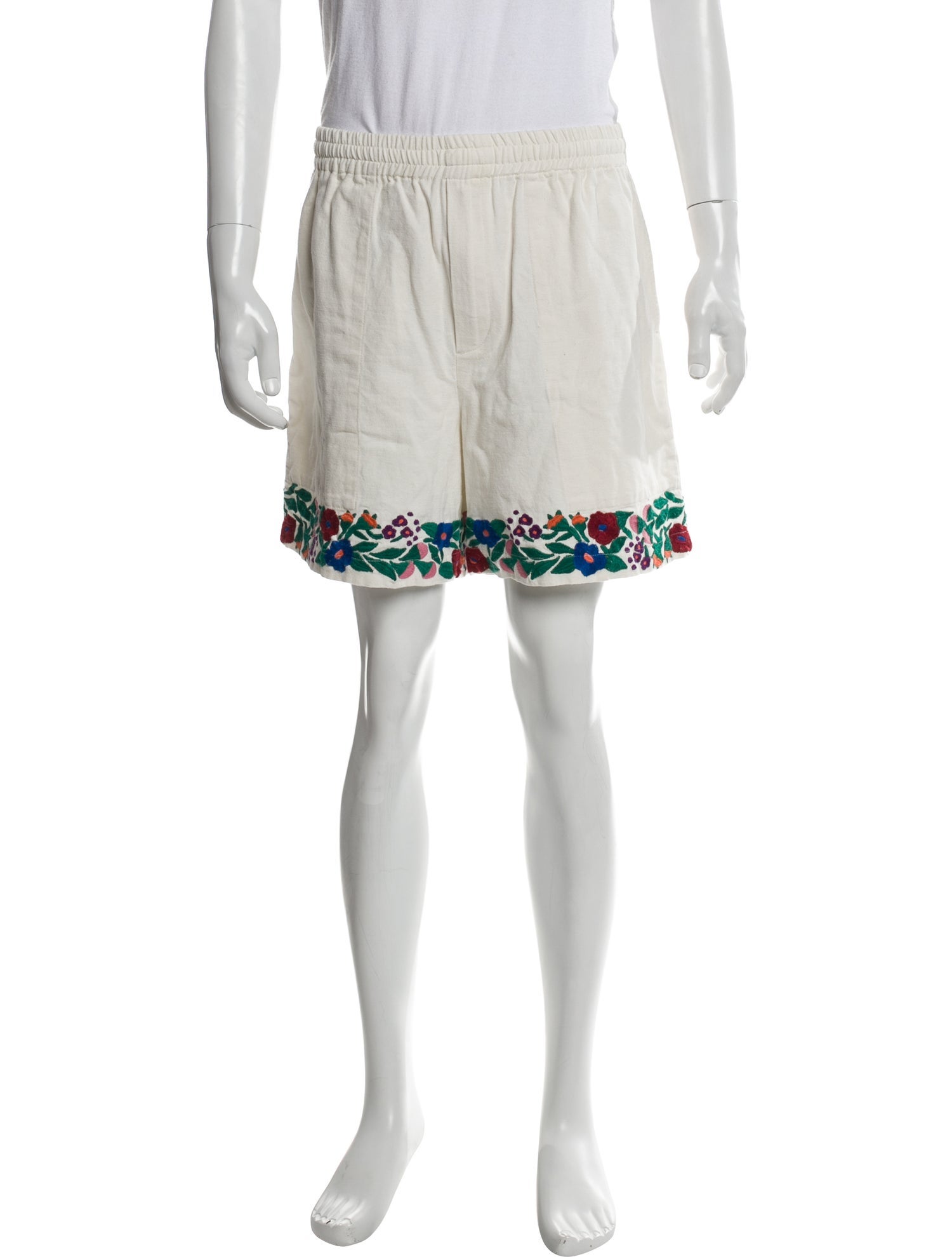 BODE Floral Print Jogger Shorts