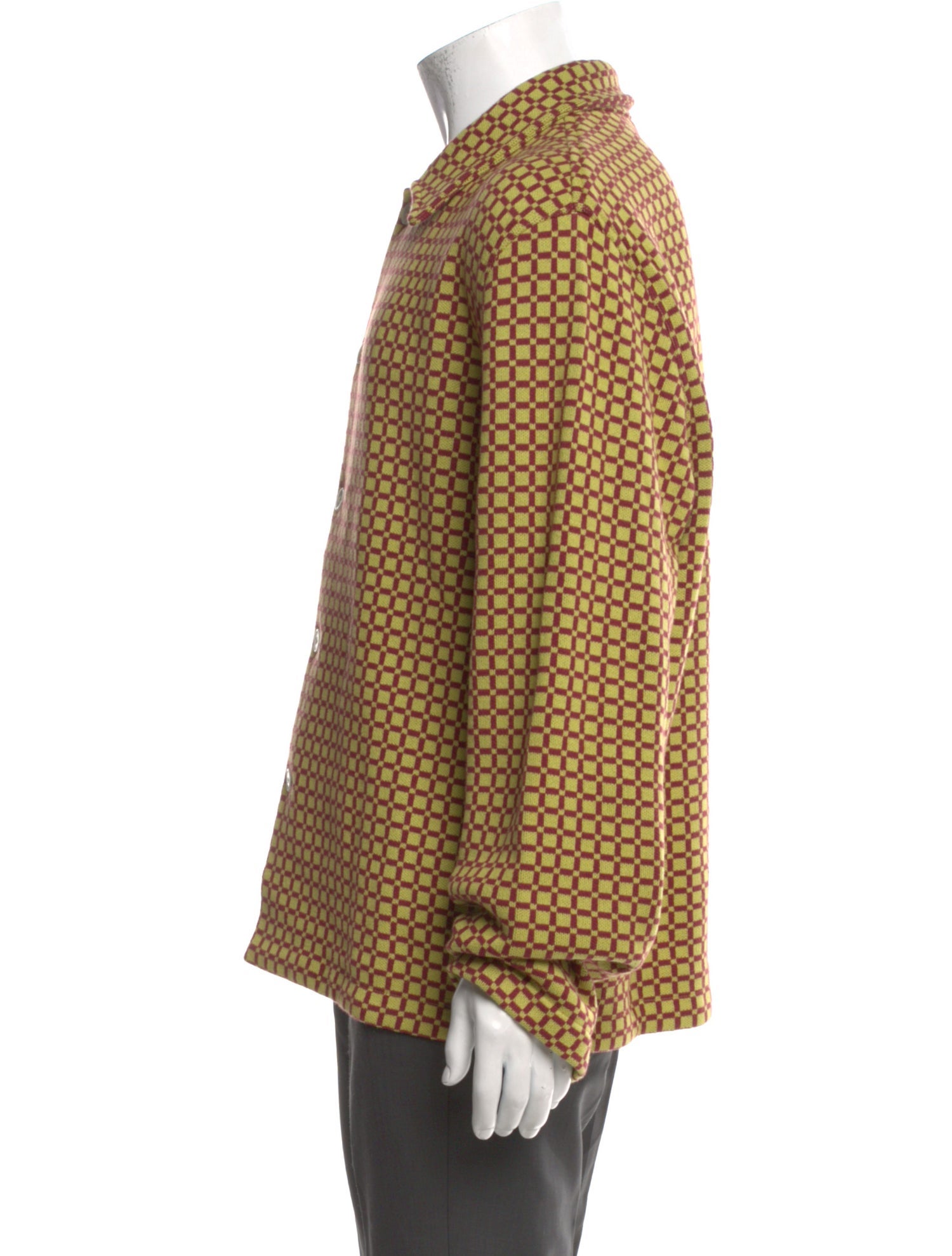 BODE Plaid Print Long Sleeve Shirt