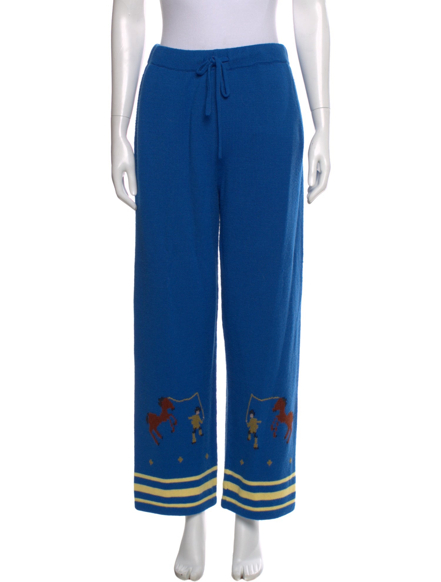 BODE Wool Wide Leg Pants