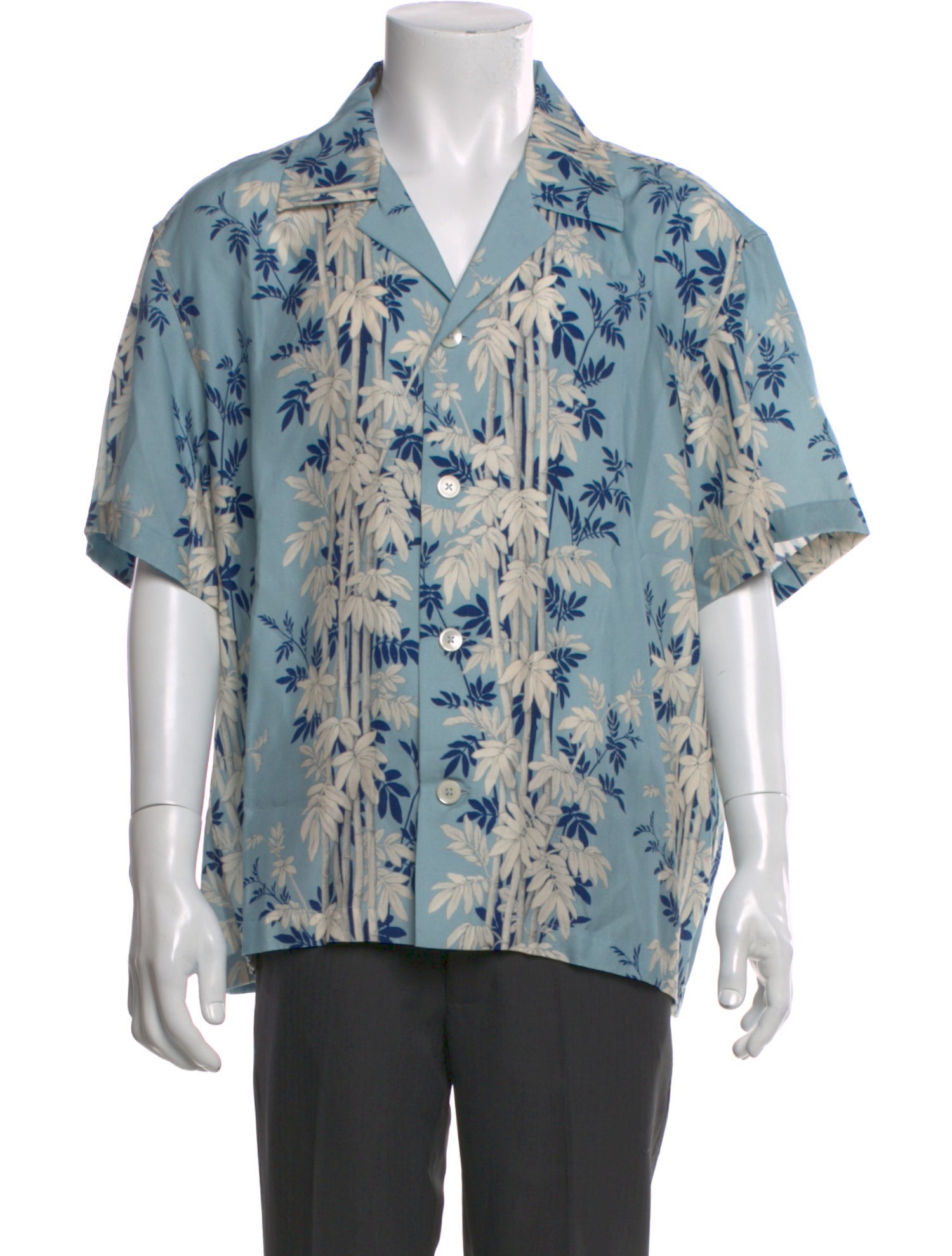 BODE Floral Print Short Sleeve Shirt w/ Tags