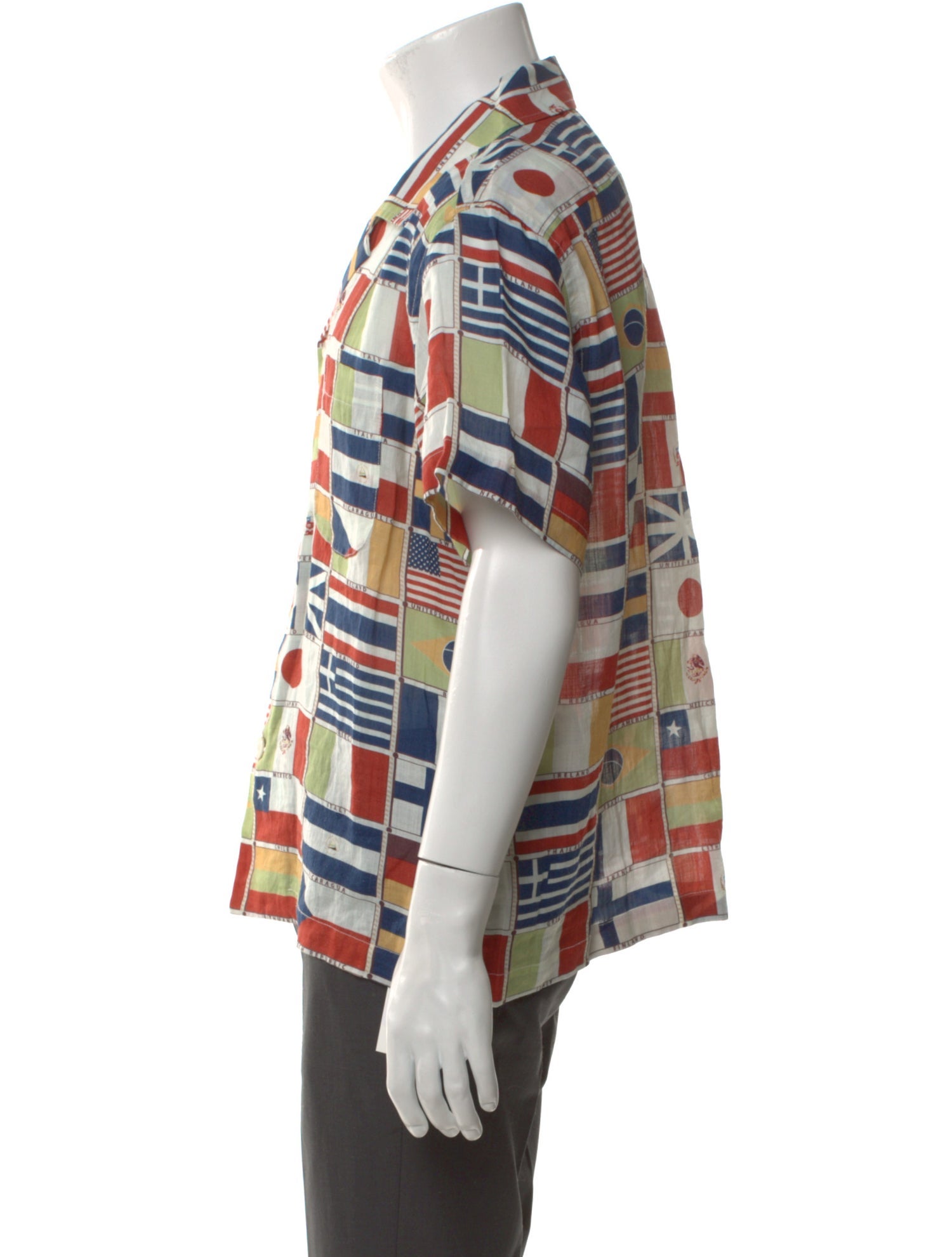 BODE Linen Printed Shirt