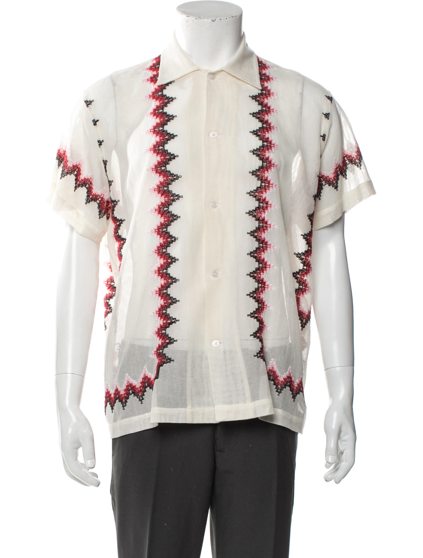 BODE Graphic Print Short Sleeve Shirt