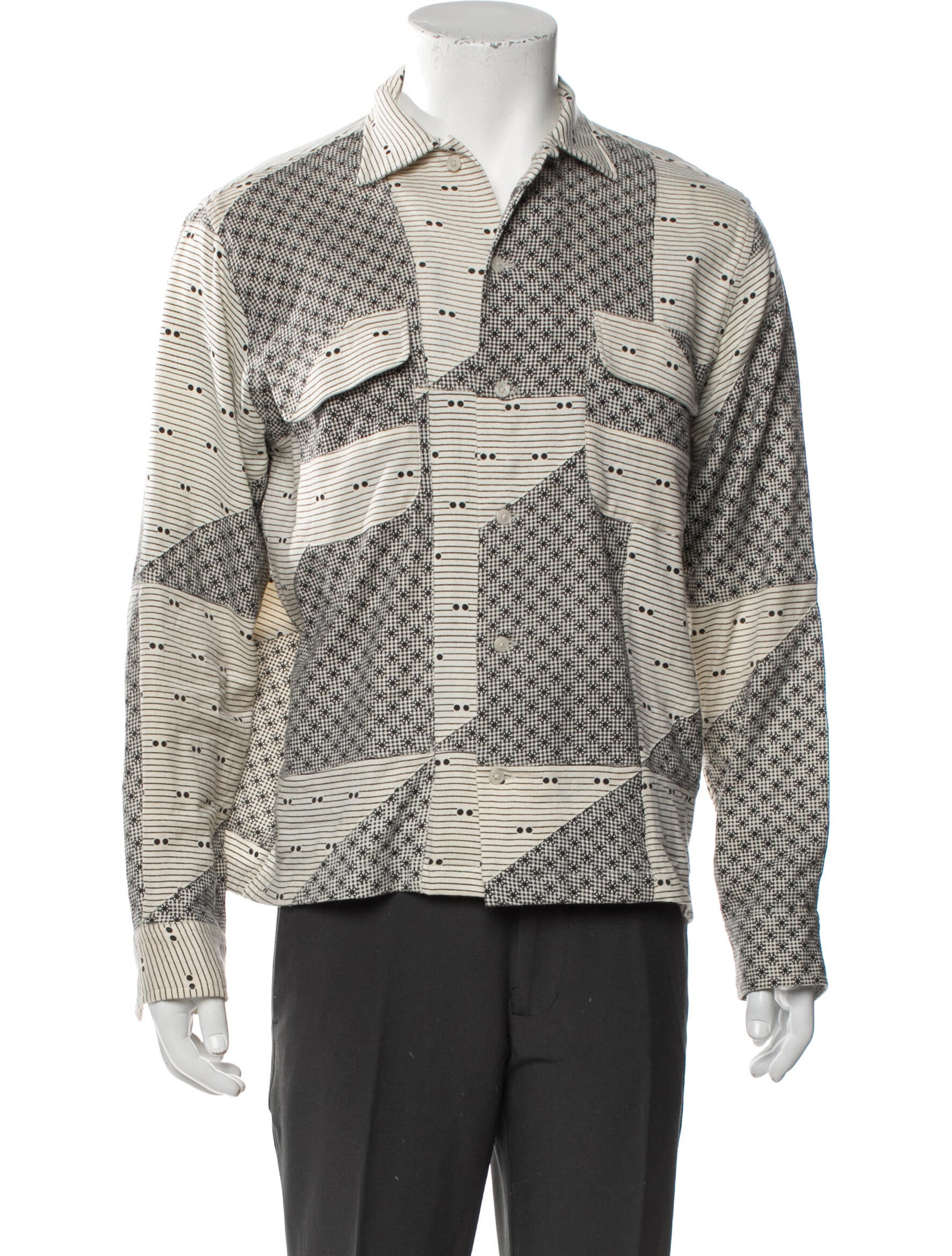 BODE Printed Long Sleeve Shirt