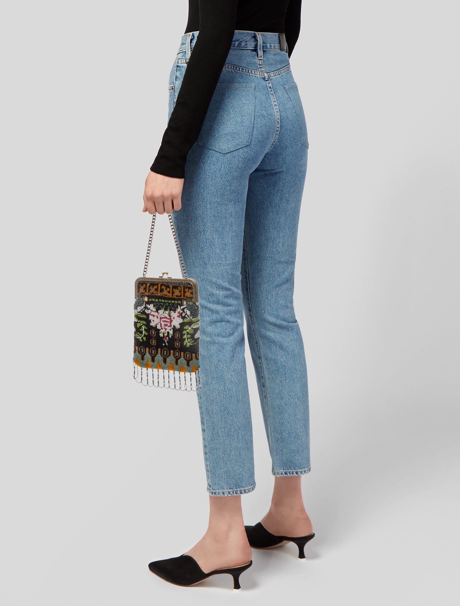 BODE Sequins Top Handle Bag