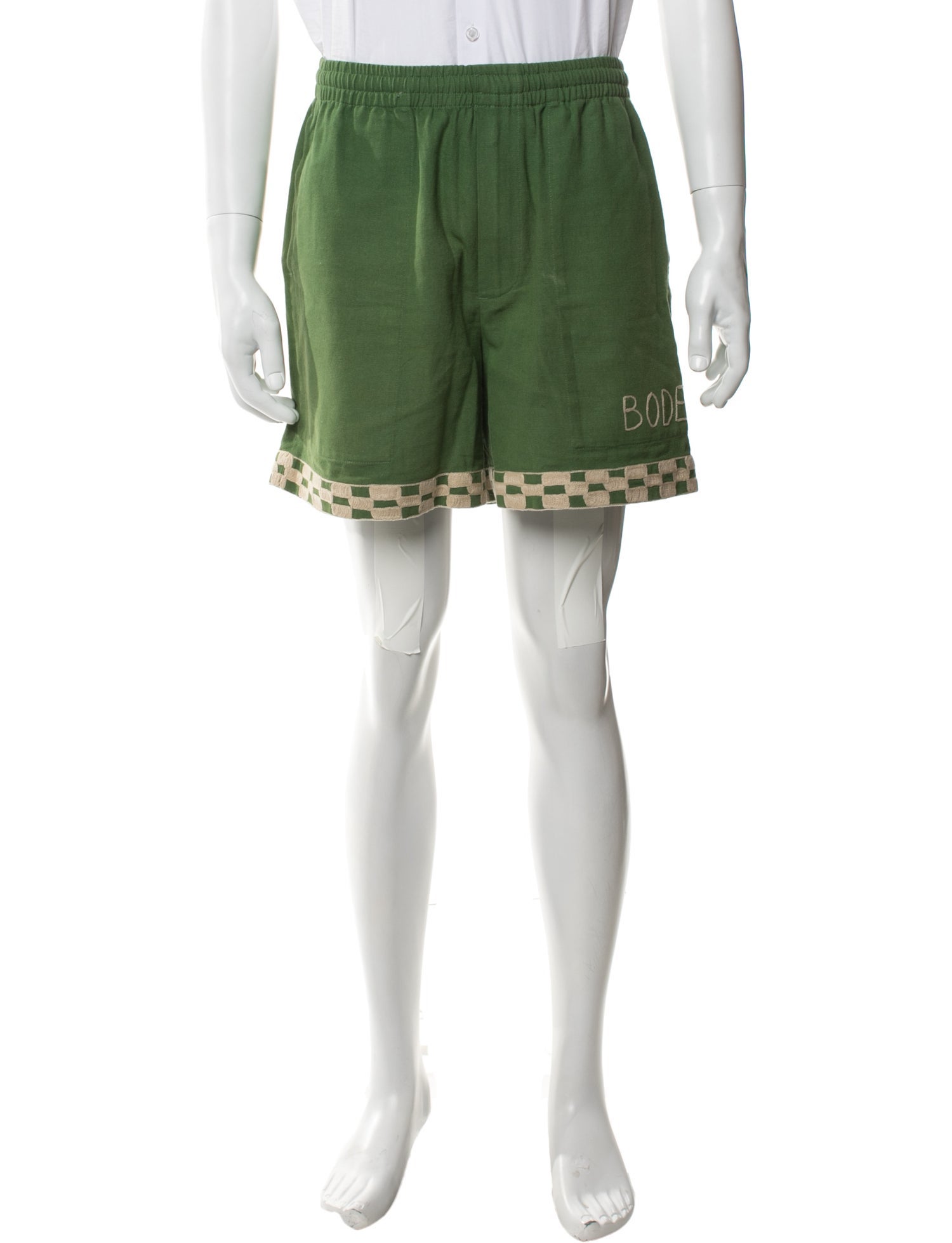 BODE Colorblock Pattern Jogger Shorts