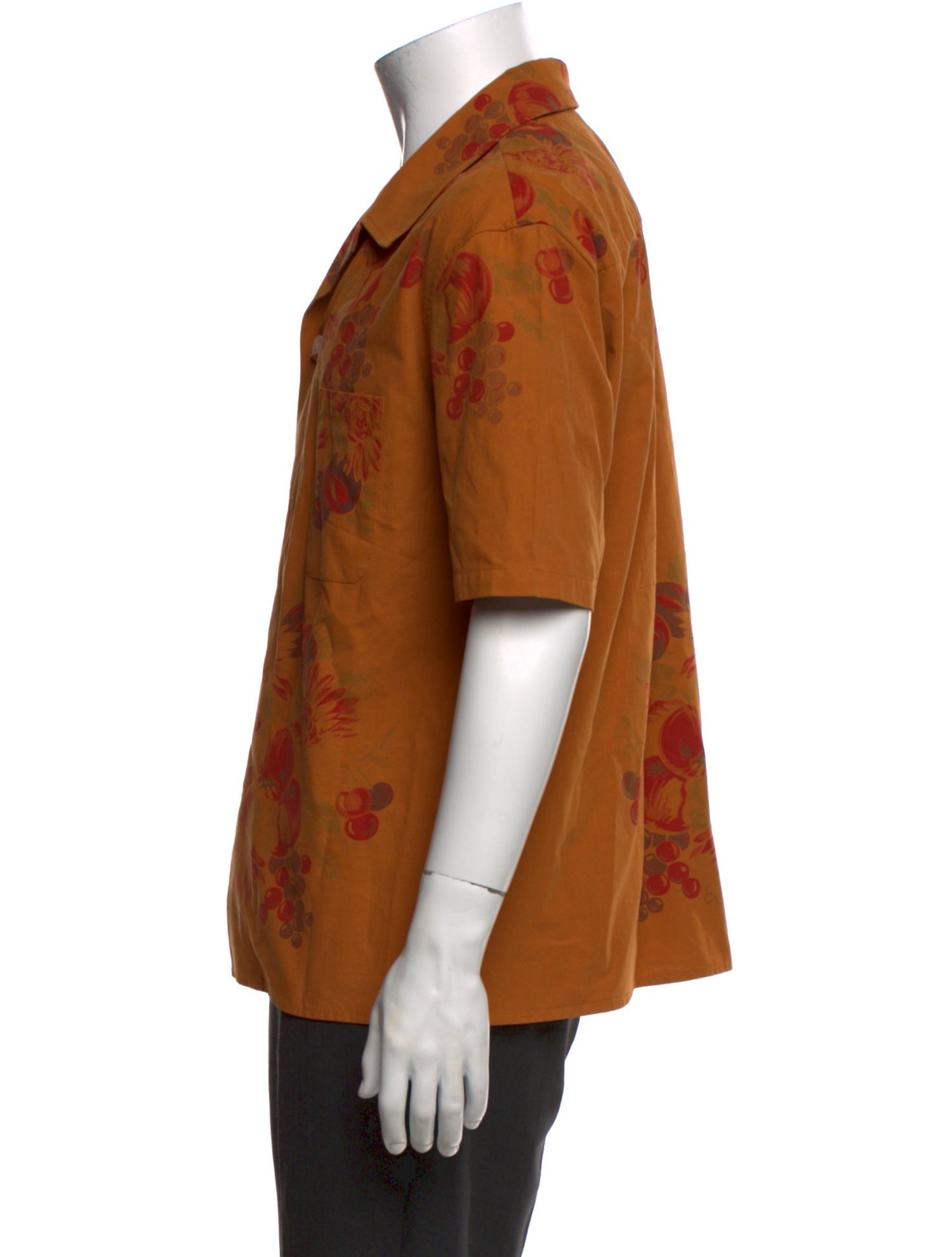 BODE Floral Print Short Sleeve Shirt