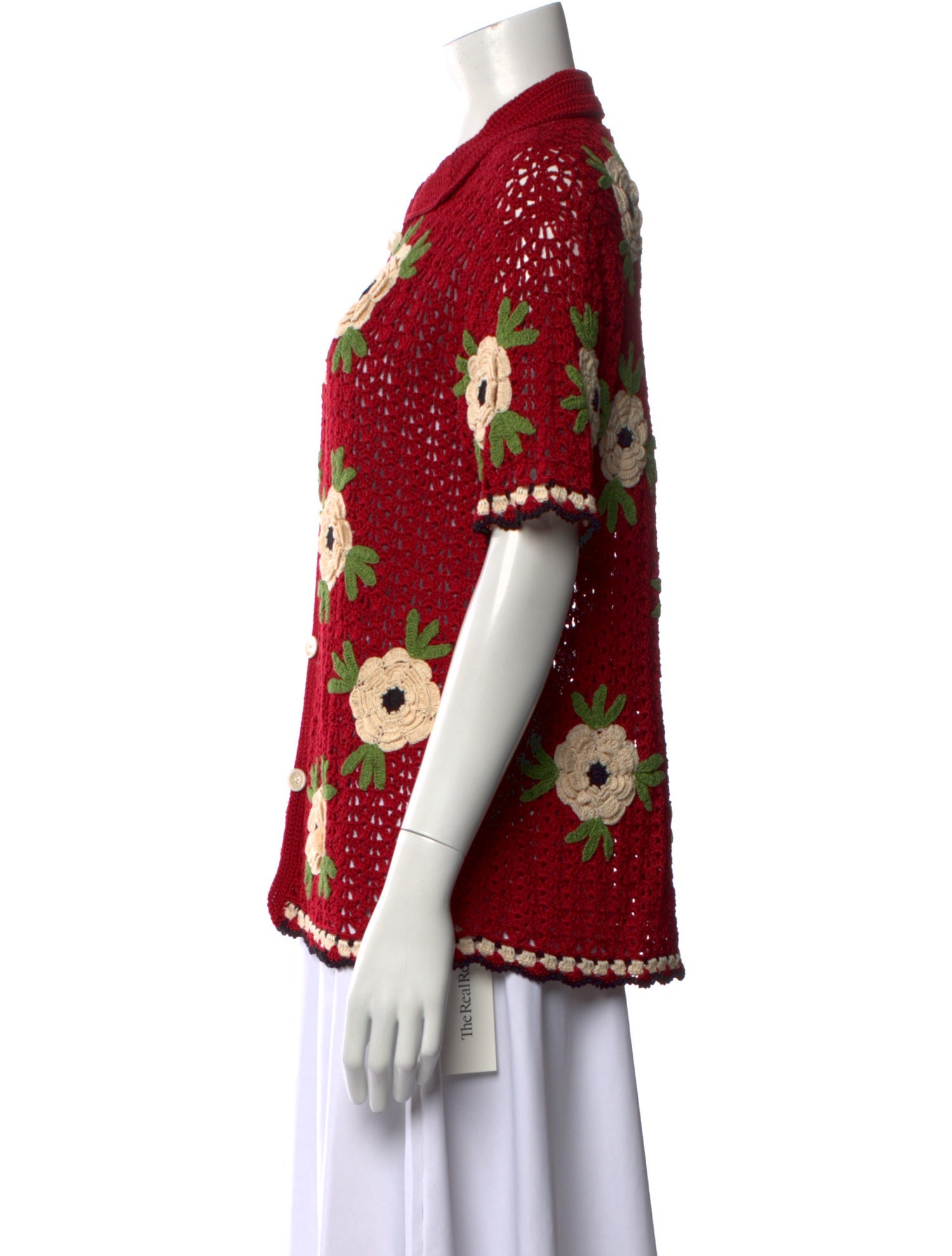 BODE Floral Print Sweater