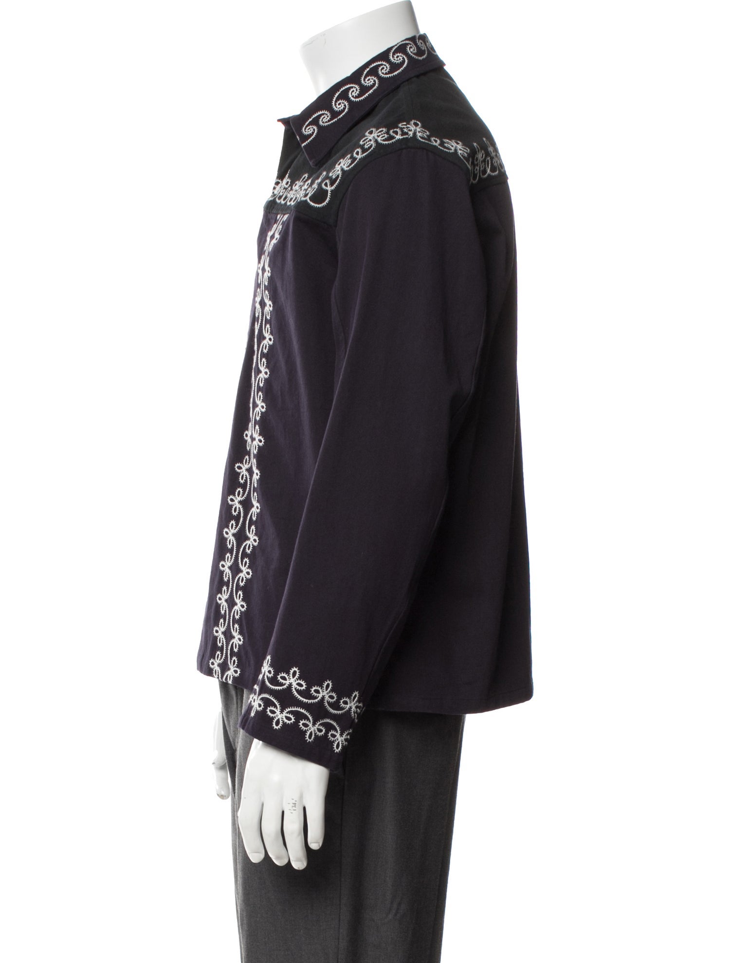 BODE Patterned Long Sleeve Shirt