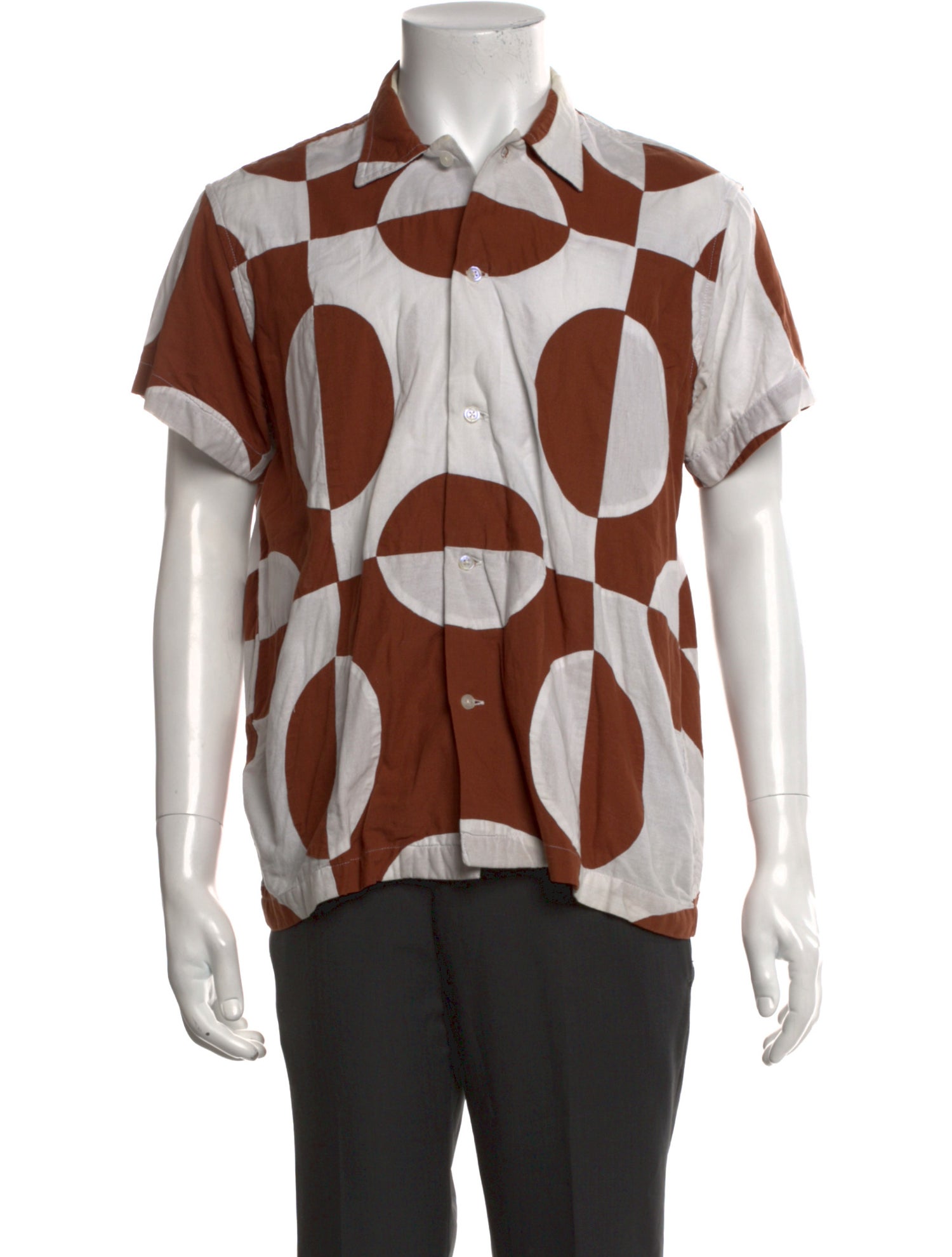 BODE Patterned Short Sleeve Shirt