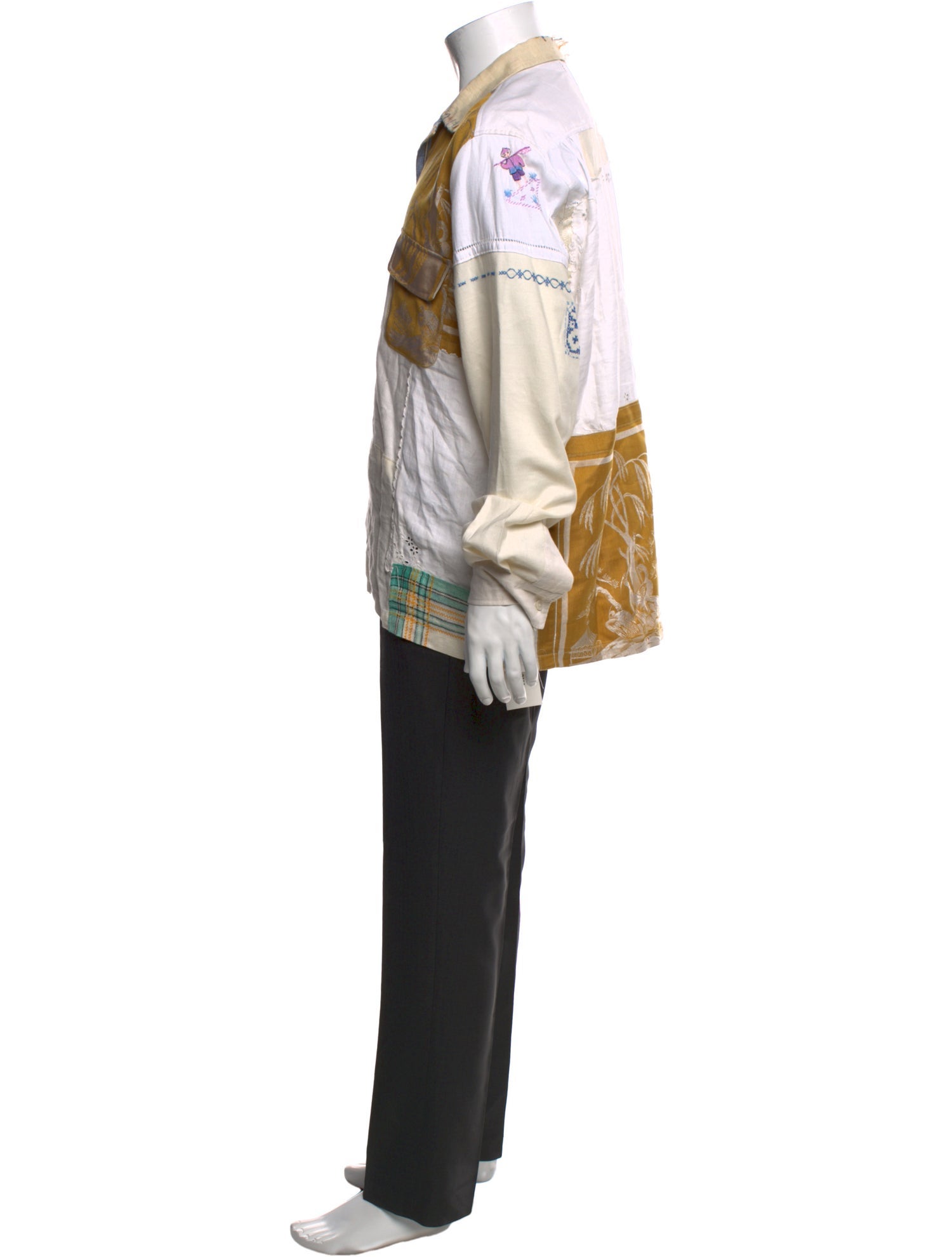 BODE Patterned Long Sleeve Shirt