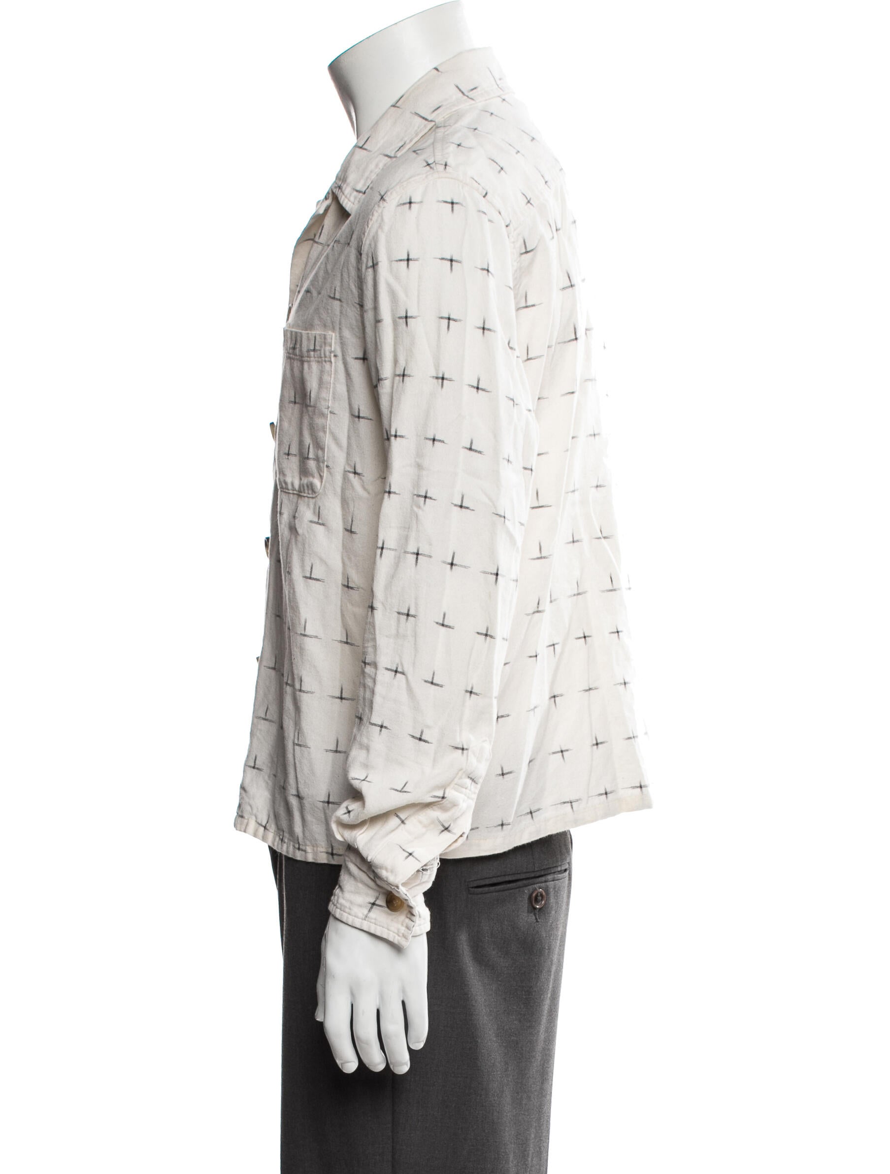 BODE Patterned Long Sleeve Shirt