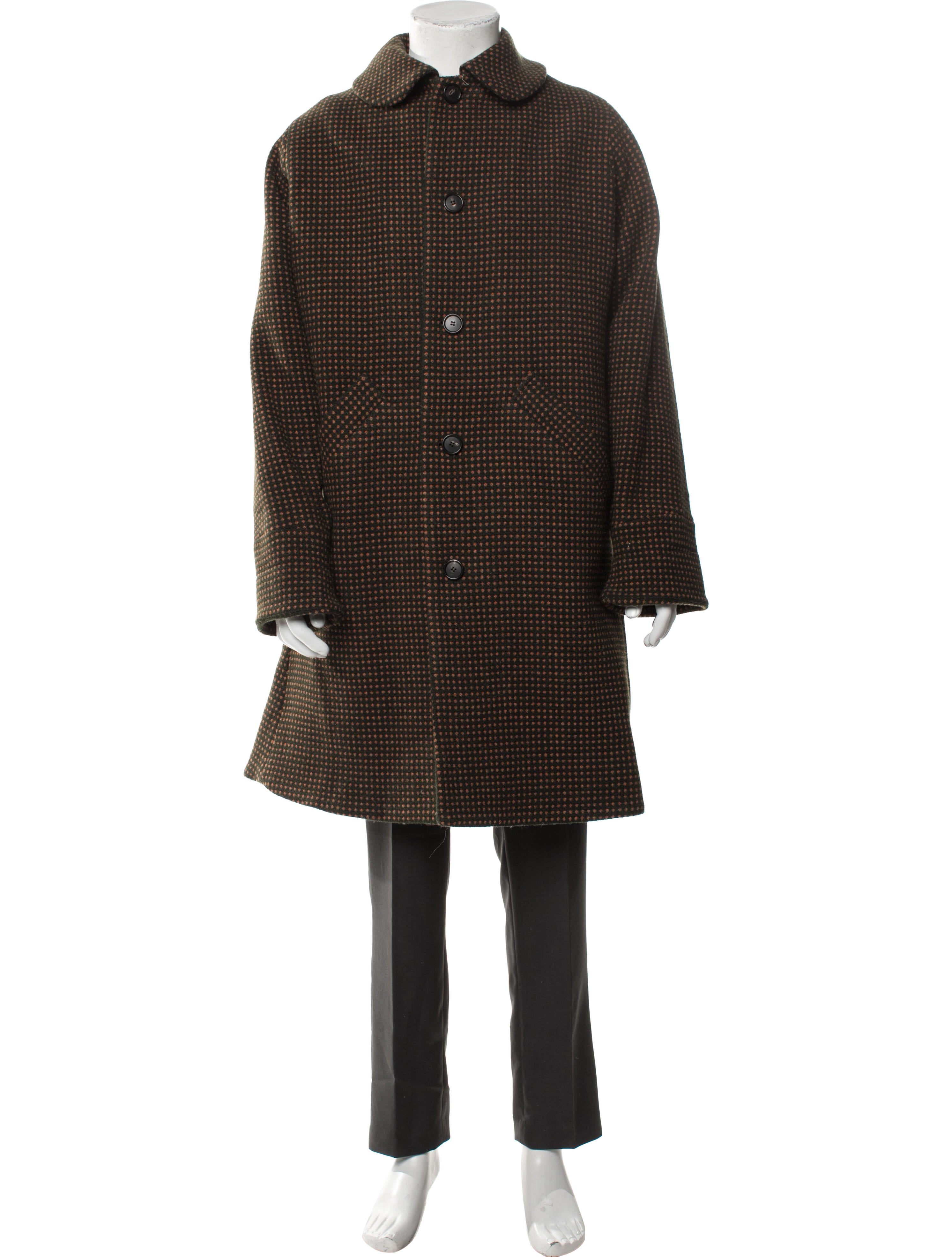 Puma x Han Kjøbenhavn Striped Long Coat w/ Tags - Grey Outerwear