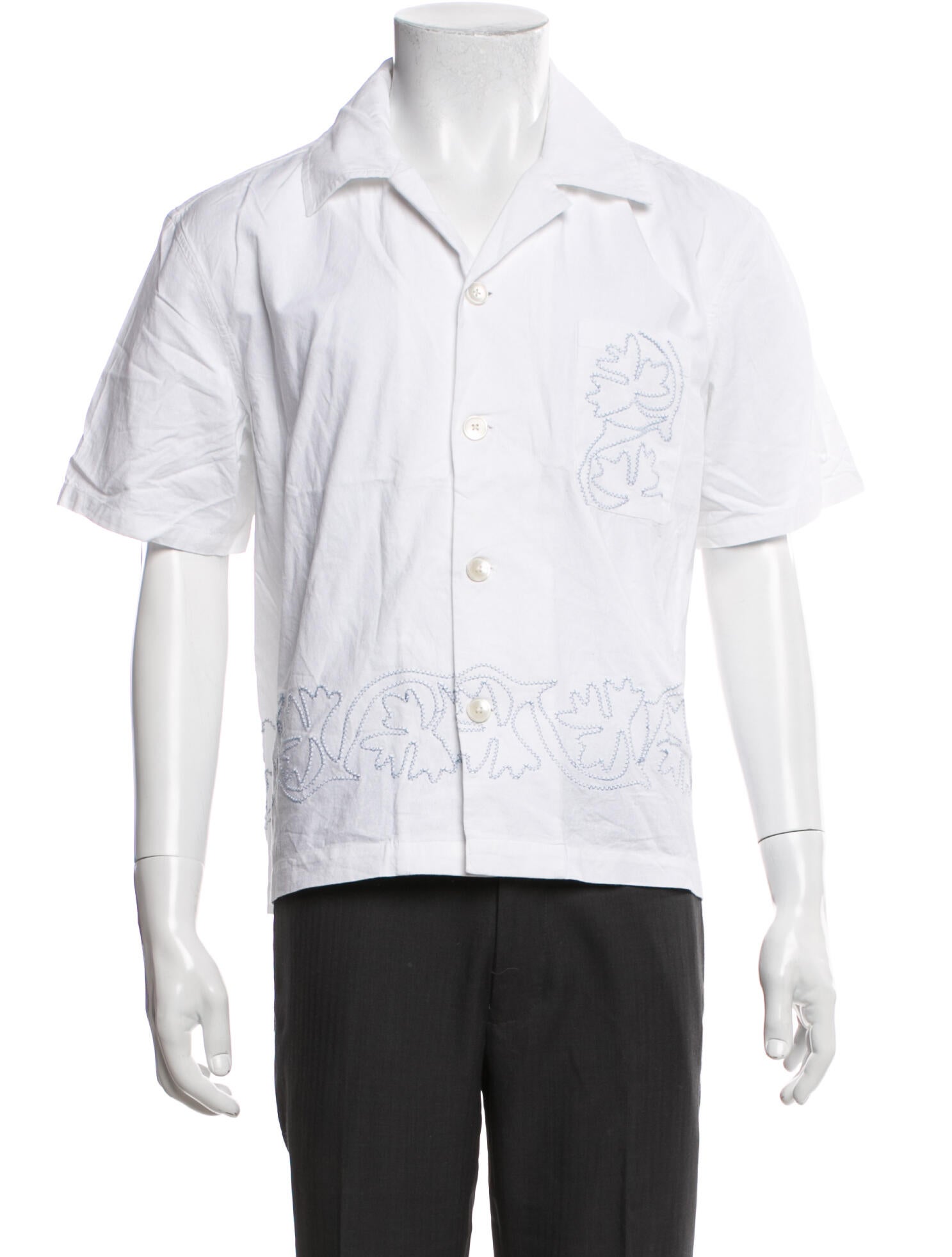 BODE Patterned Short Sleeve Shirt