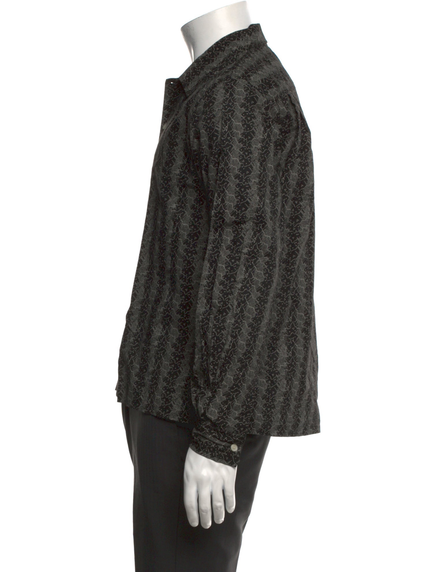 BODE Patterned Long Sleeve Shirt