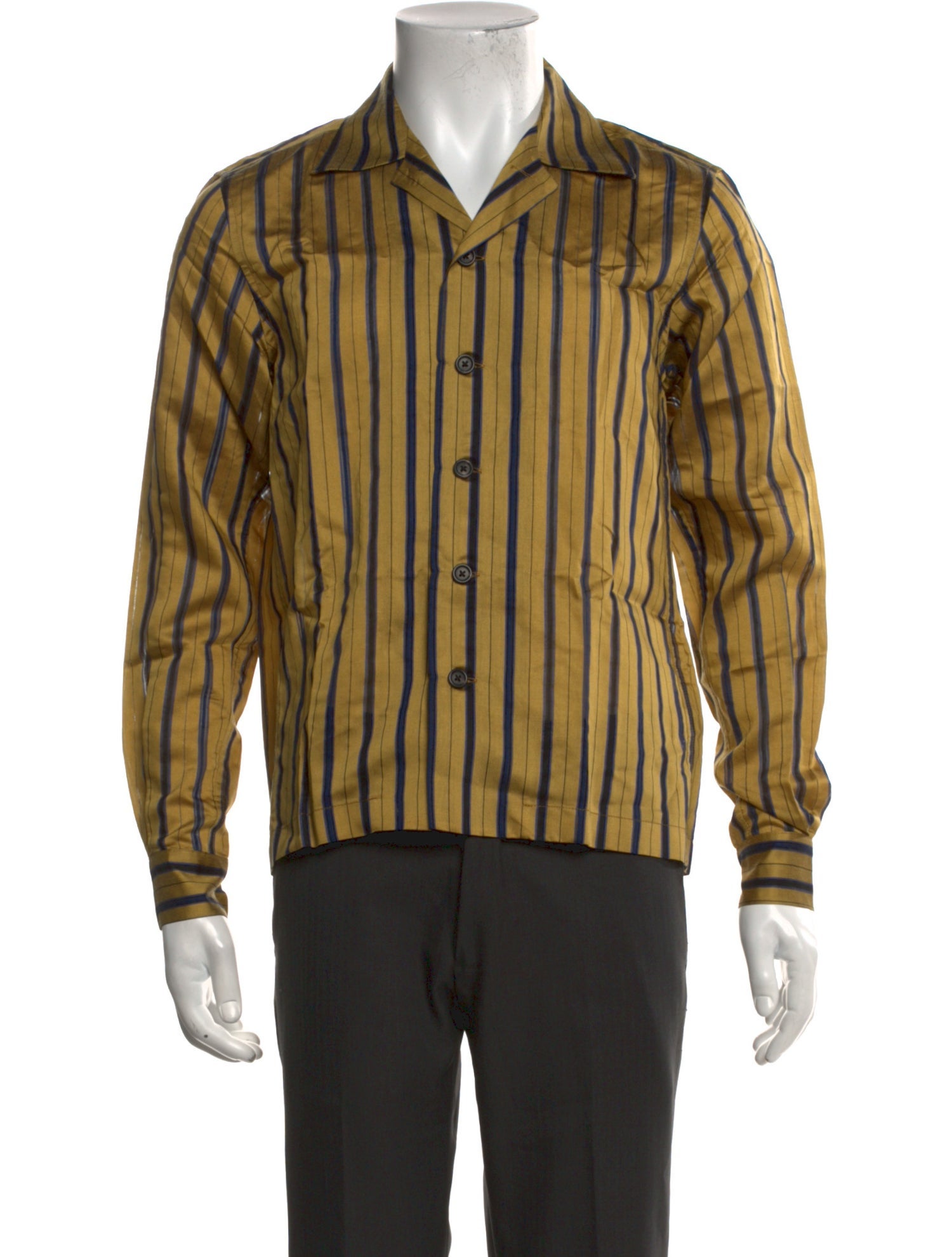BODE Striped Long Sleeve Shirt