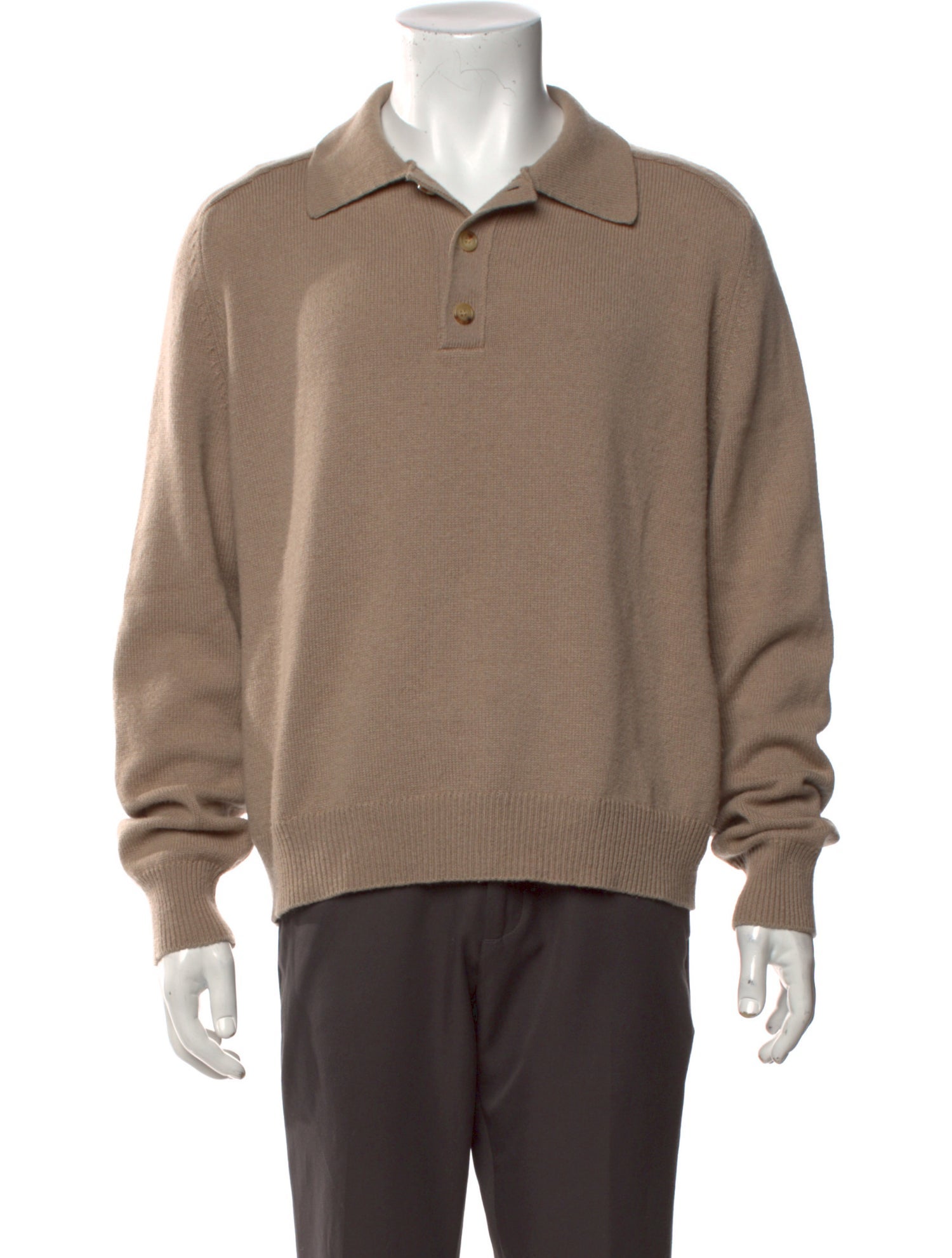 BODE Cashmere Collar Polo Sweater w/ Tags