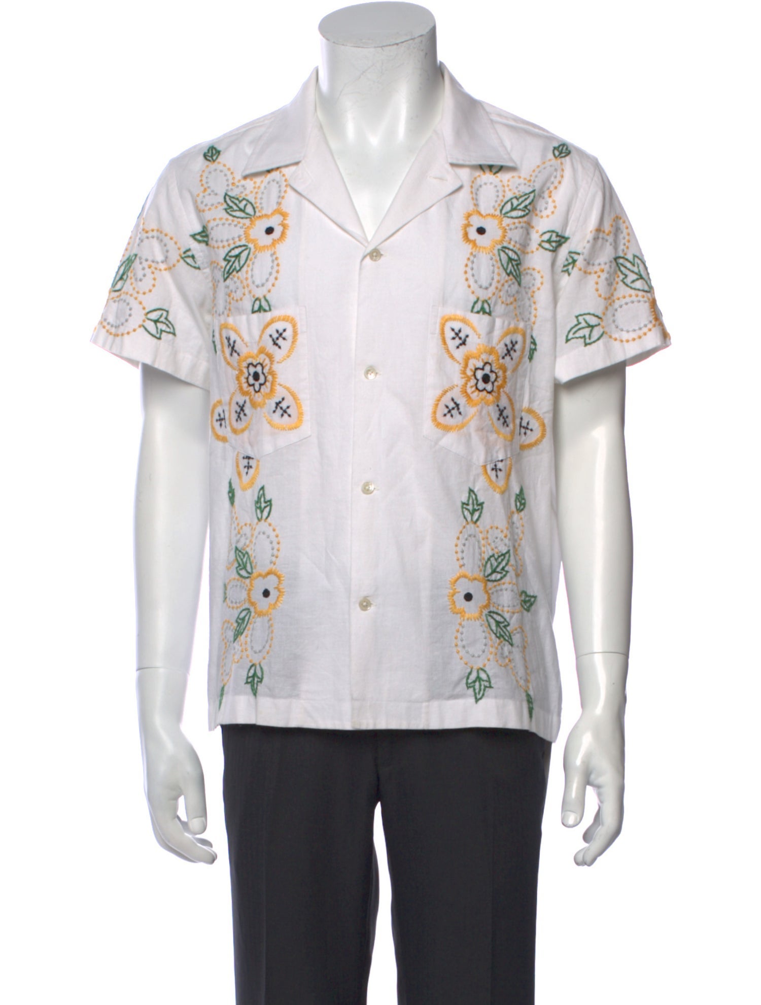 Yohji Yamamoto Pour Homme Geisha Long Button-Up Shirt - Black