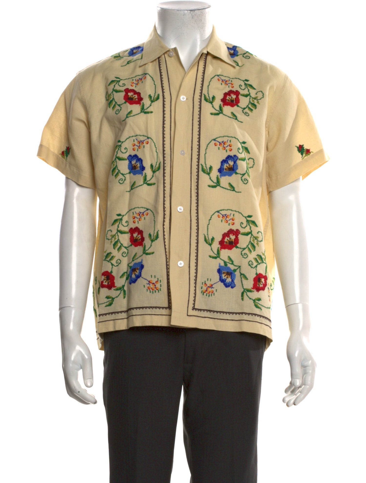 Yohji Yamamoto Pour Homme Geisha Long Button-Up Shirt - Black