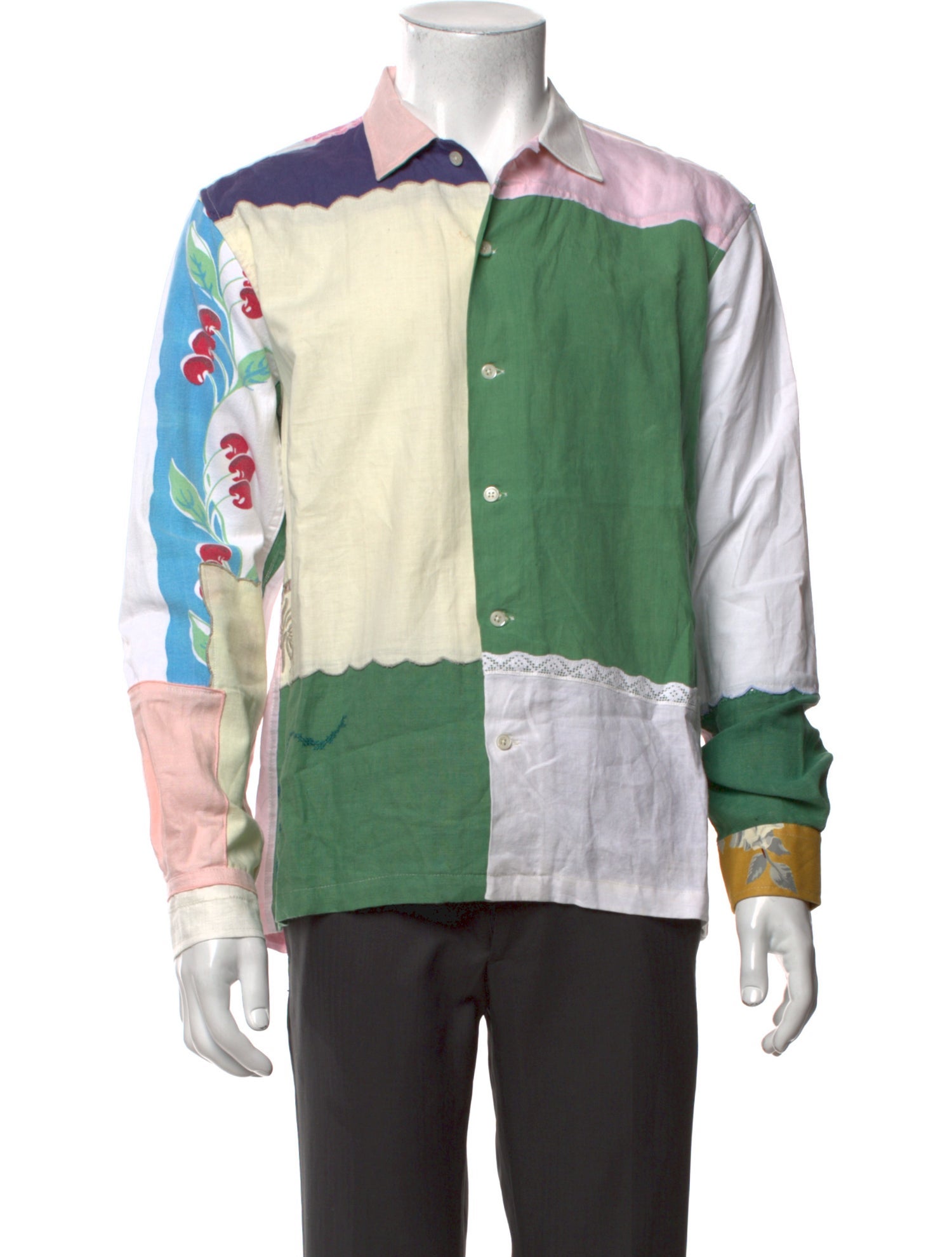 BODE Graphic Print Long Sleeve Shirt