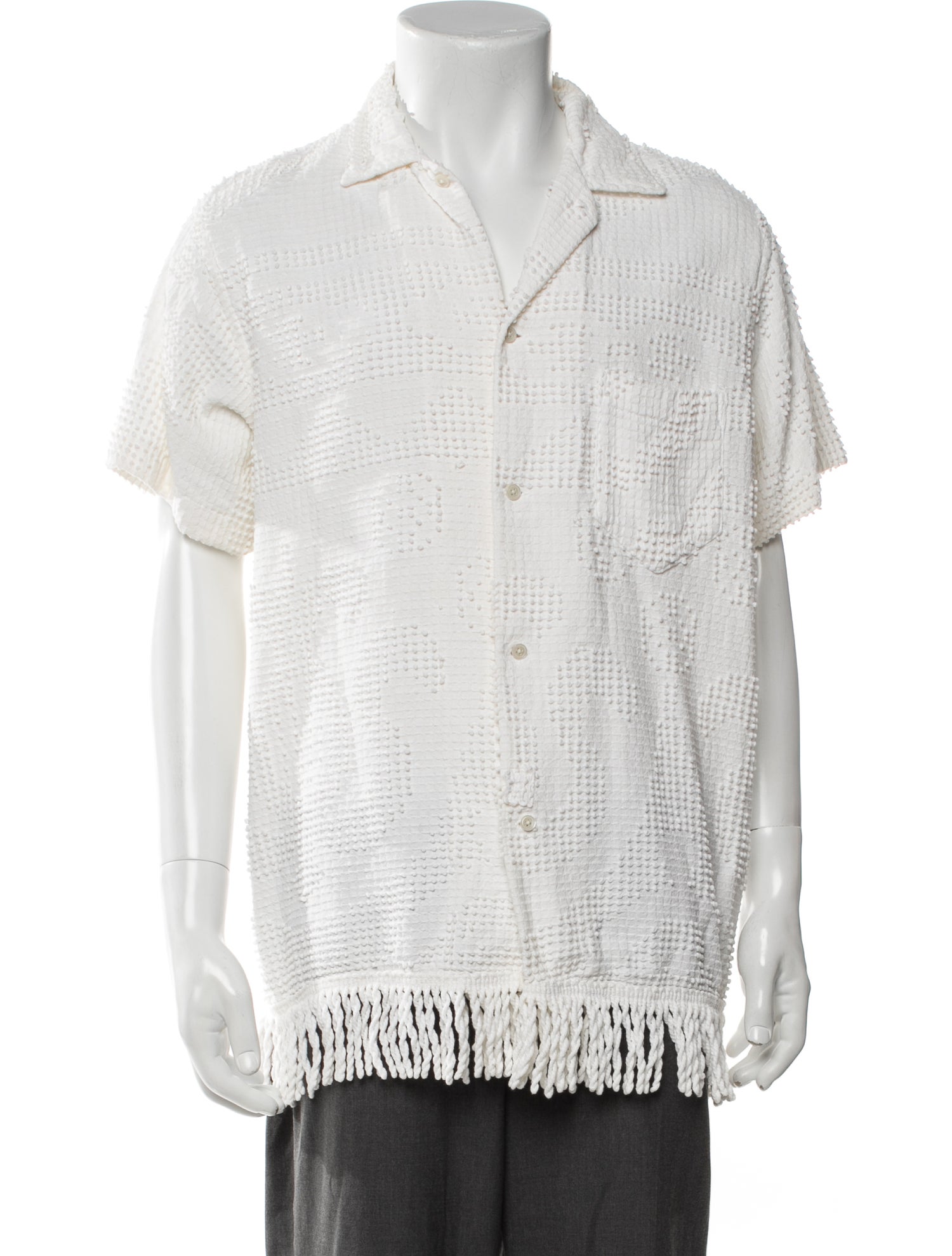 BODE Patterned Short Sleeve Shirt