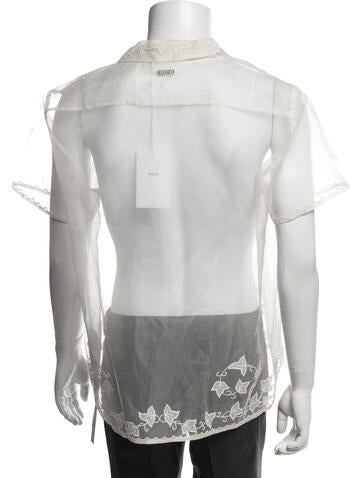 BODE Silk Floral Print Shirt — image 3 of 4