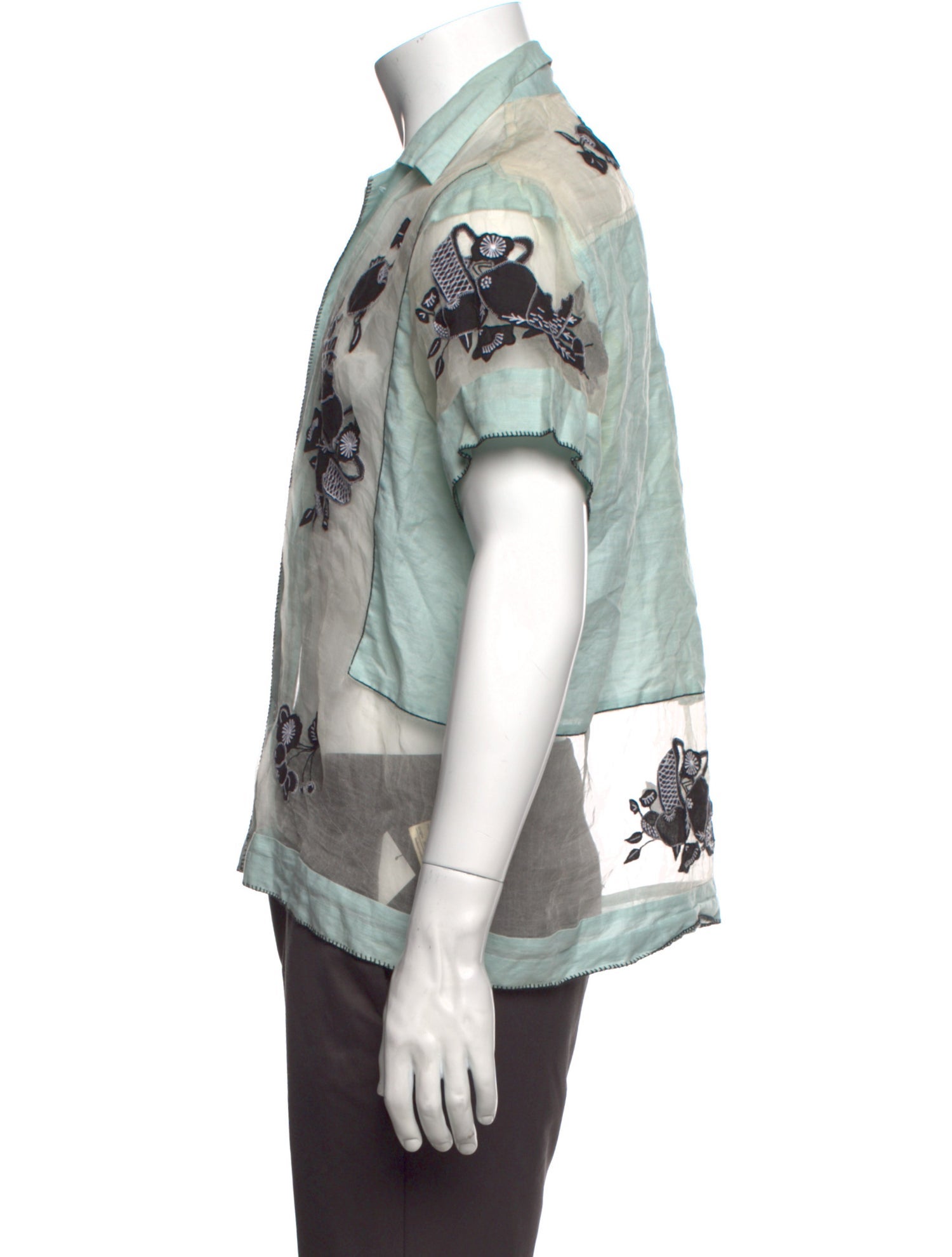 BODE Graphic Print Short Sleeve Shirt