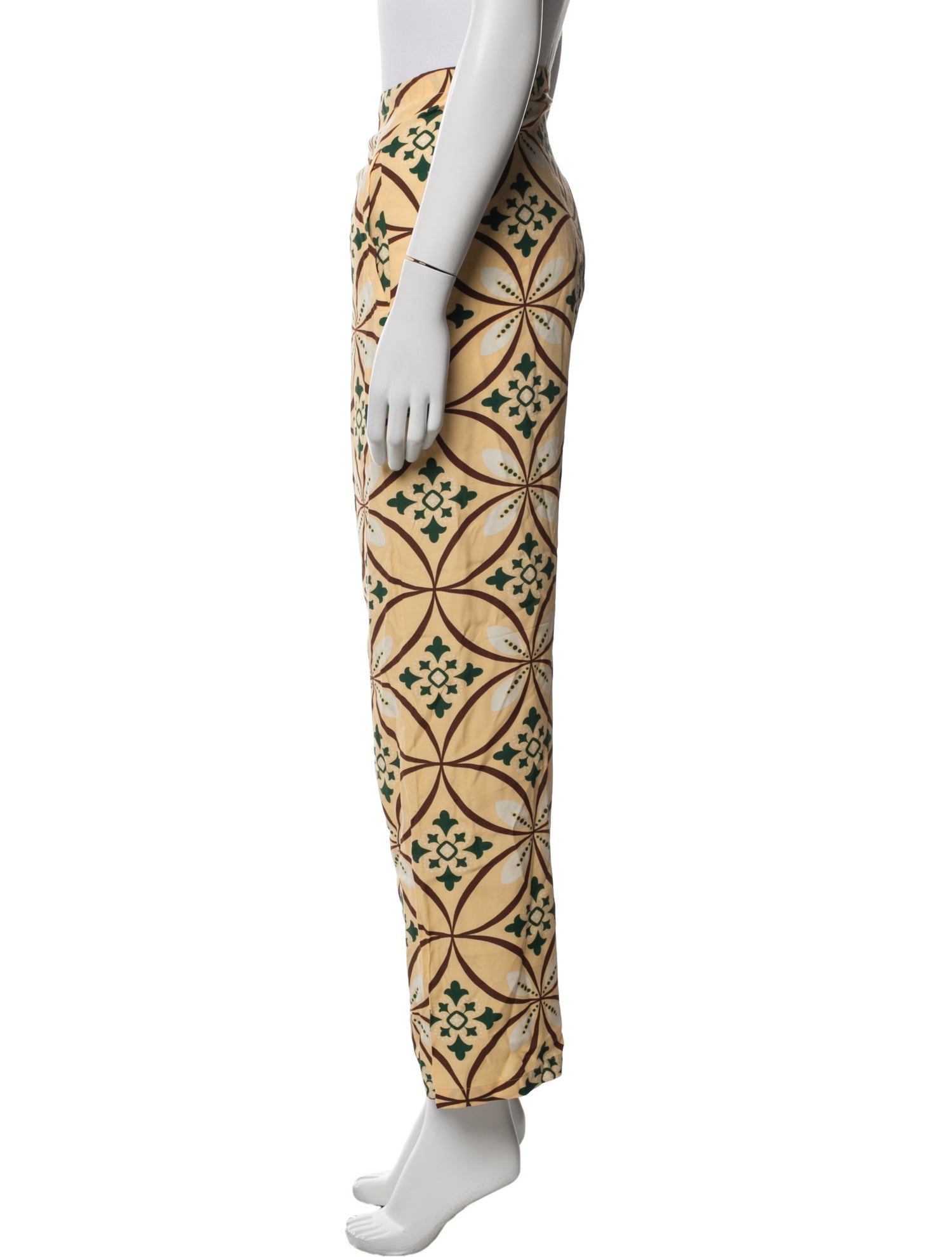 BODE Patterned Straight Leg Pants