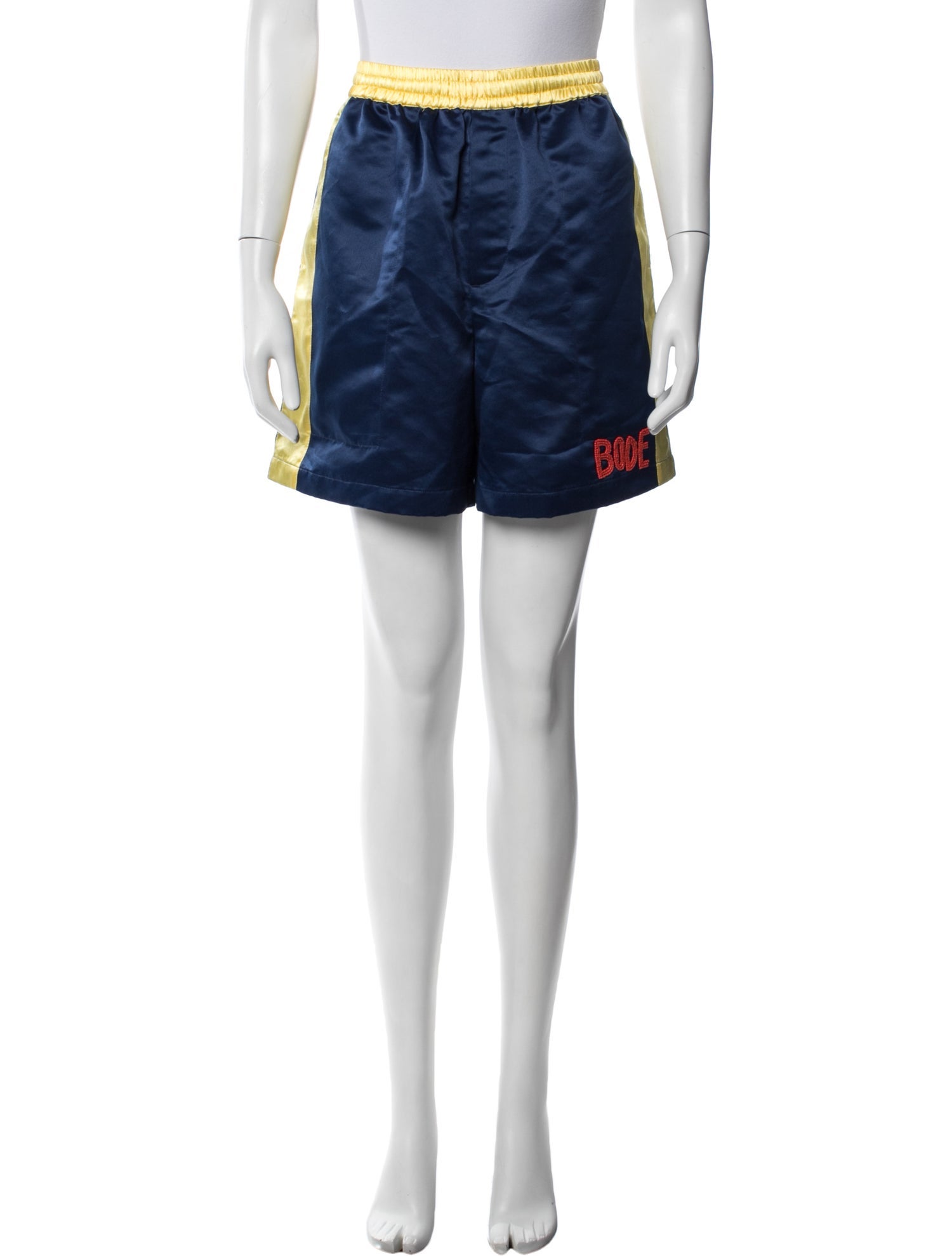 BODE Graphic Print Mini Shorts