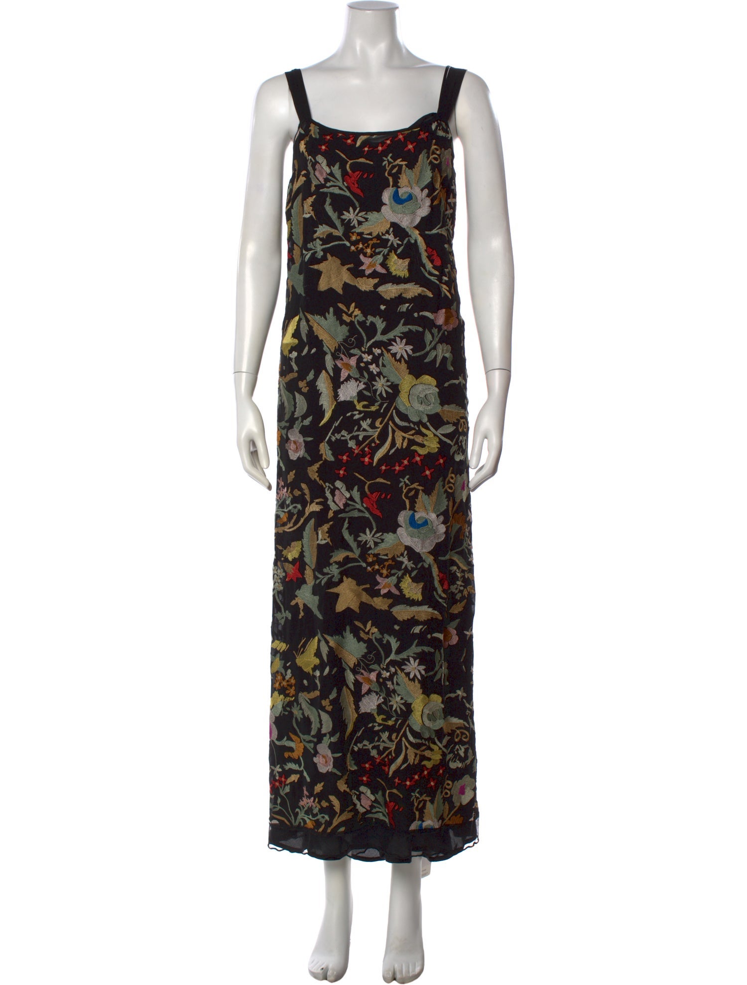 BODE Linen Long Dress
