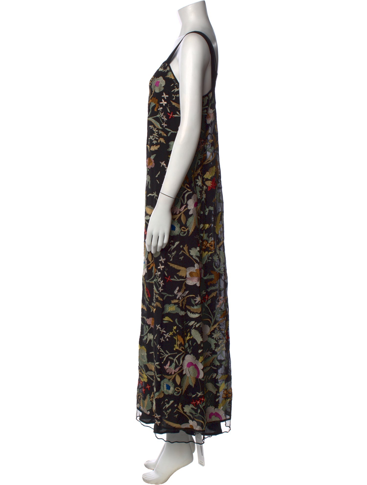 BODE Linen Long Dress