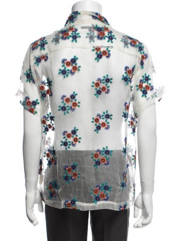 BODE Silk Floral Print Shirt — image 2 of 4