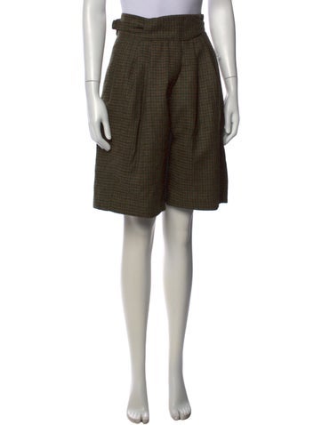 Pre-owned Bode Wool Knee-length Shorts In Green